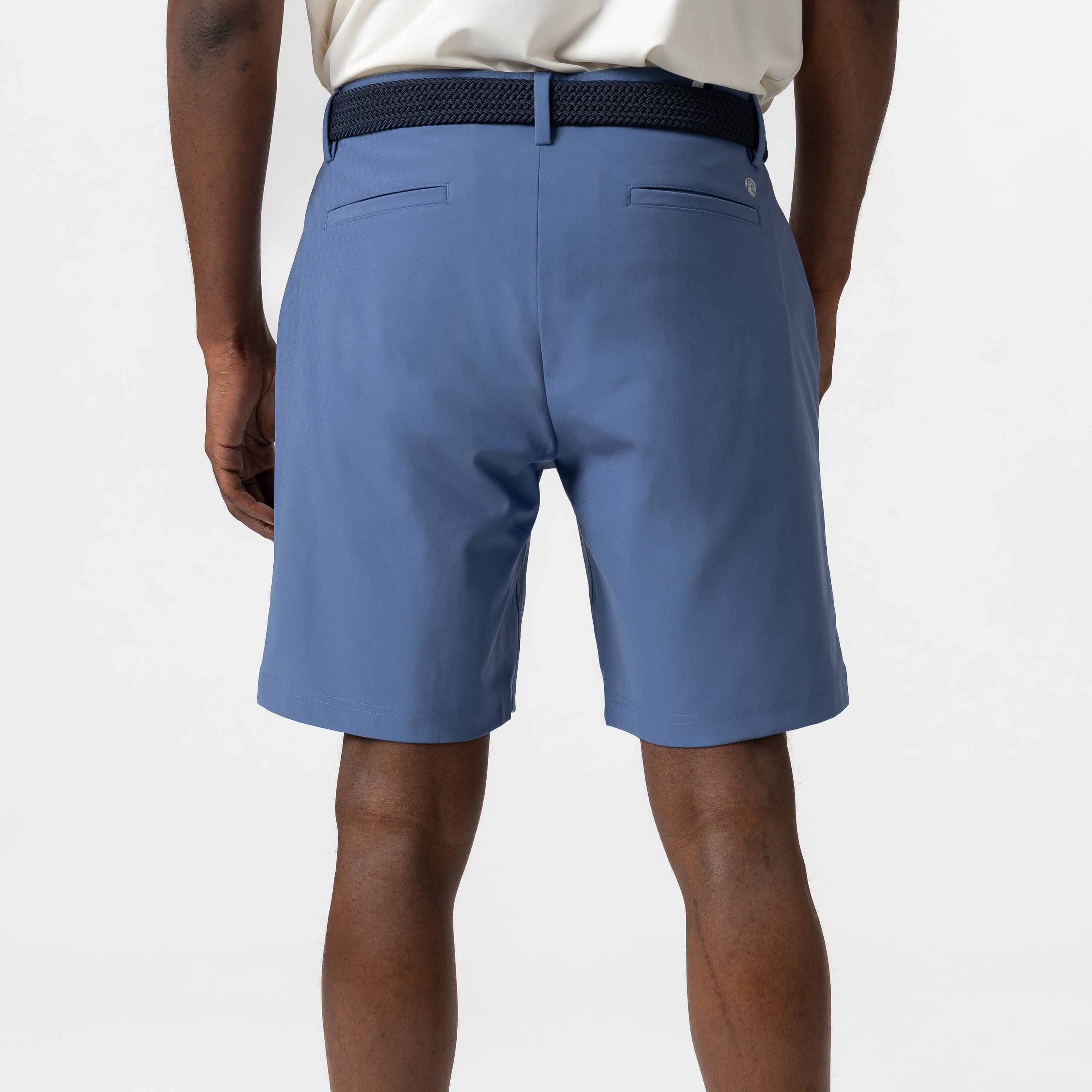 Alternative view of Looper Delta Short | Solid - Coastal Blue