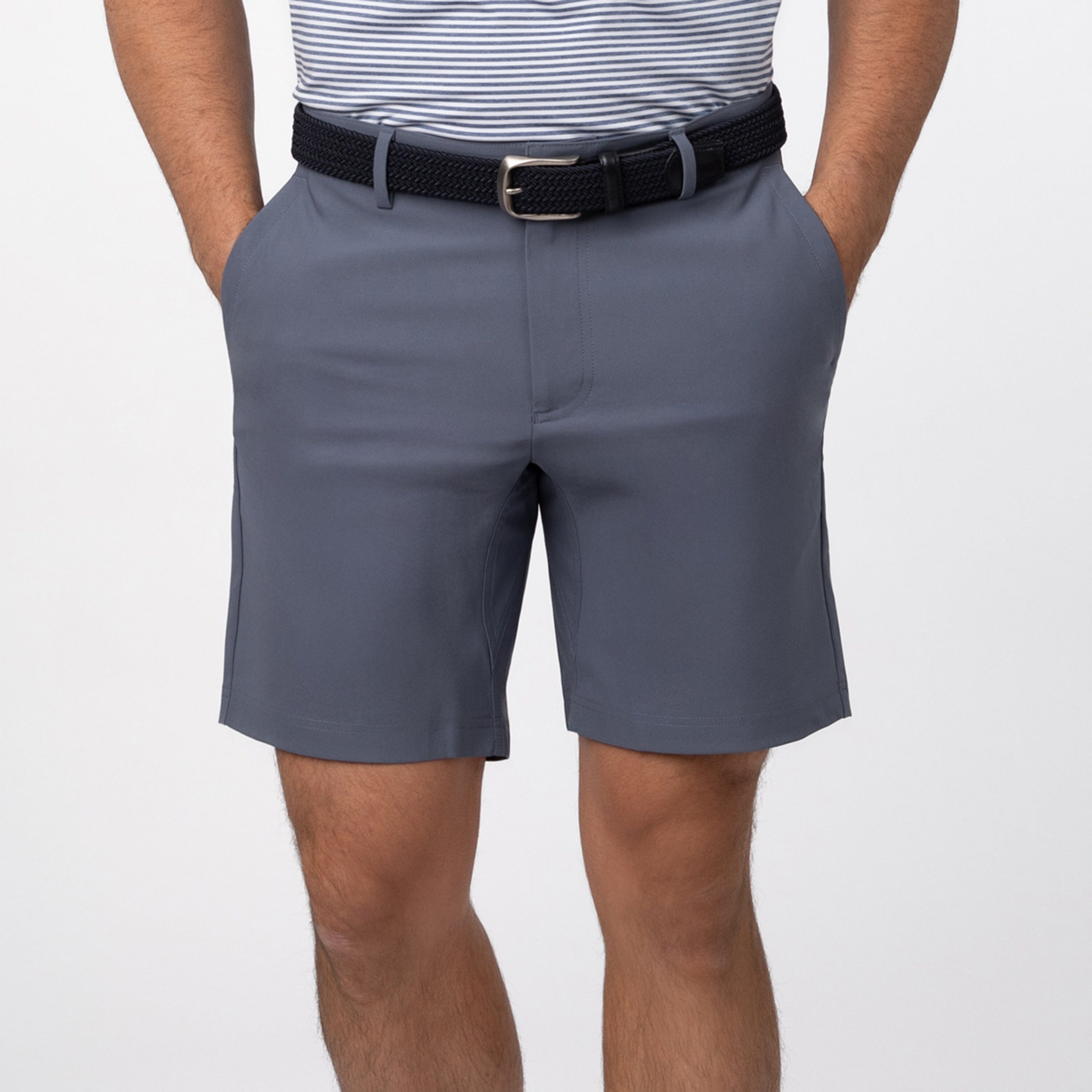 Looper Delta Short | Solid - Everest Grey