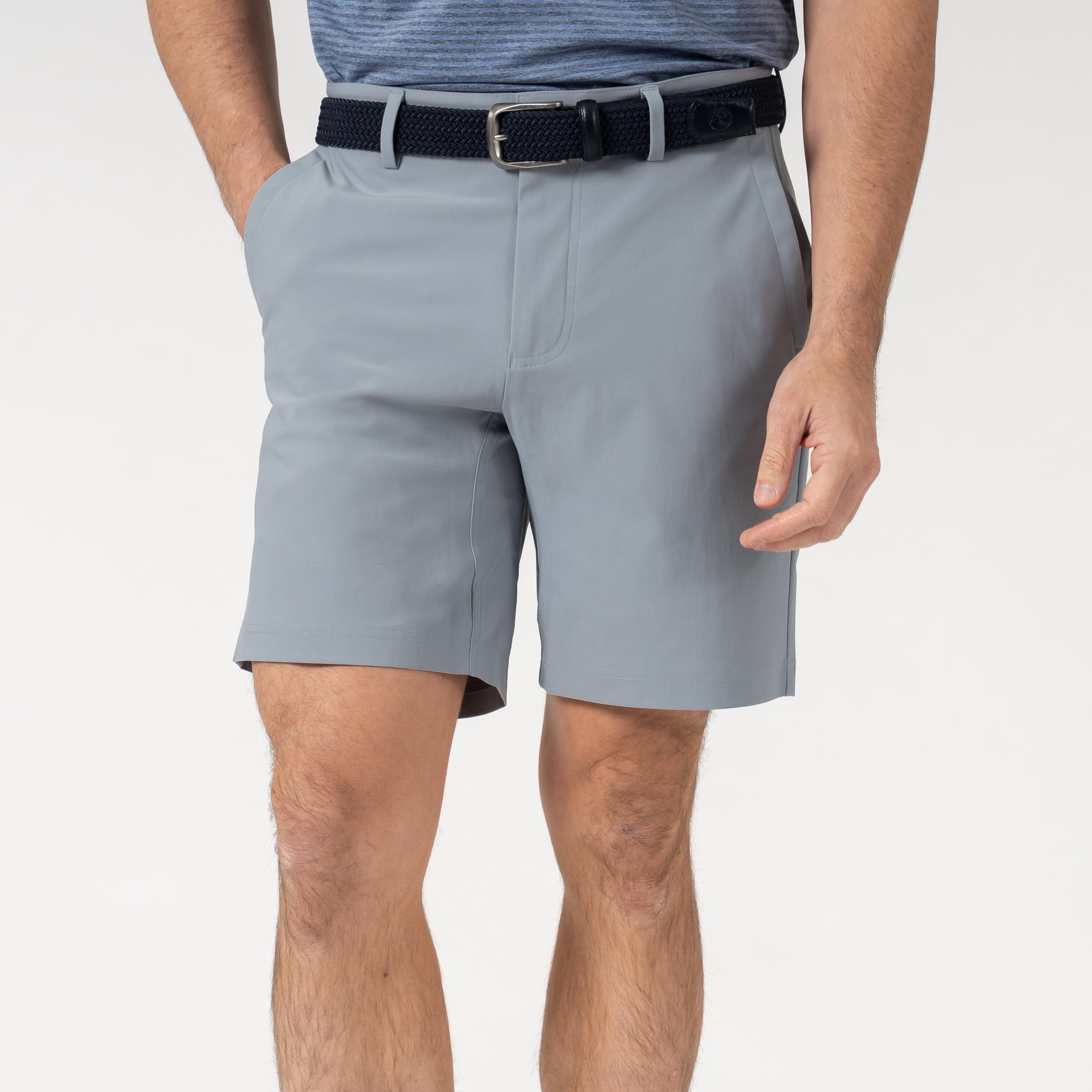 Looper Delta Short | Solid - Thunder Grey
