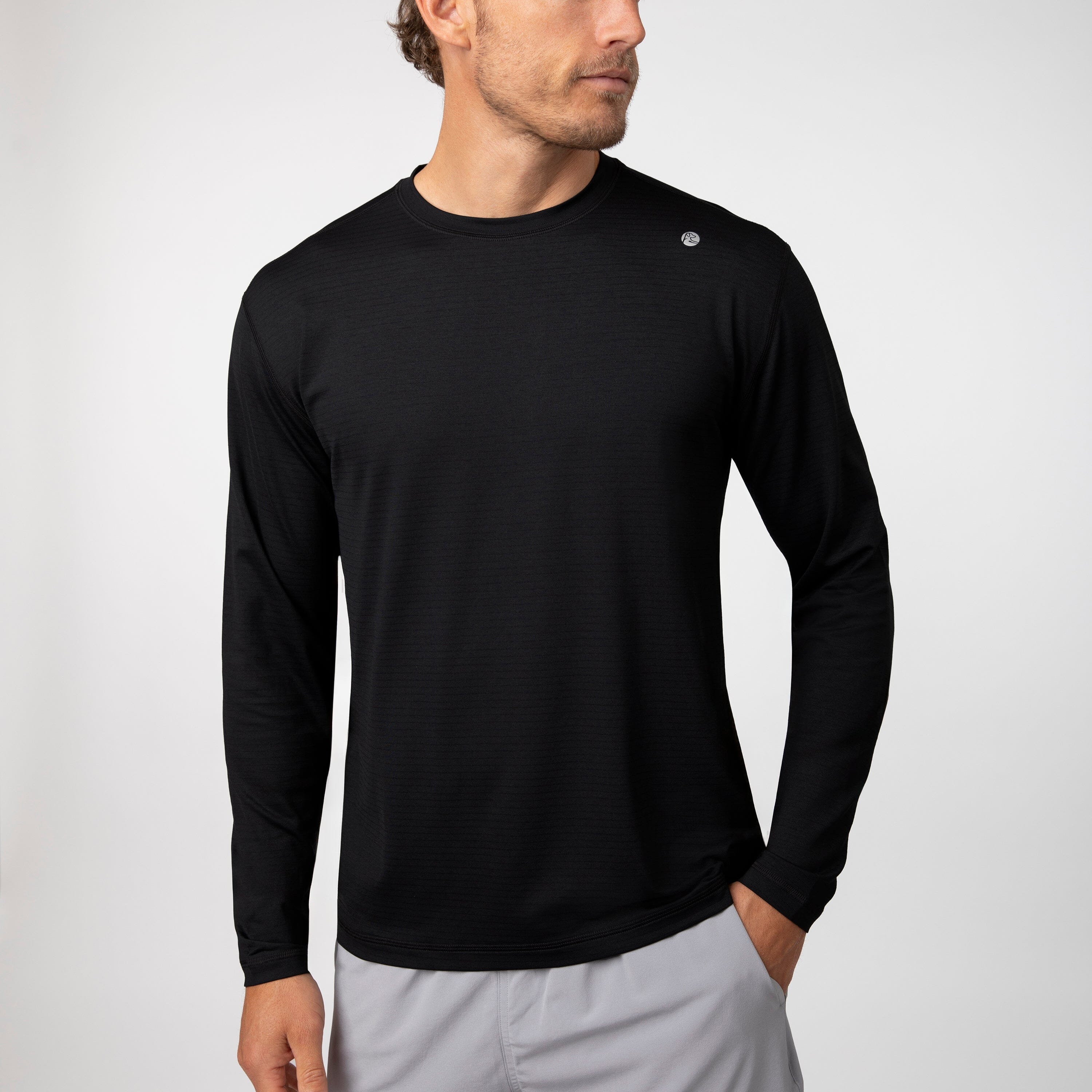 Blitz Tech Long Sleeve Tee 2.0 | Solid - Midnight Black