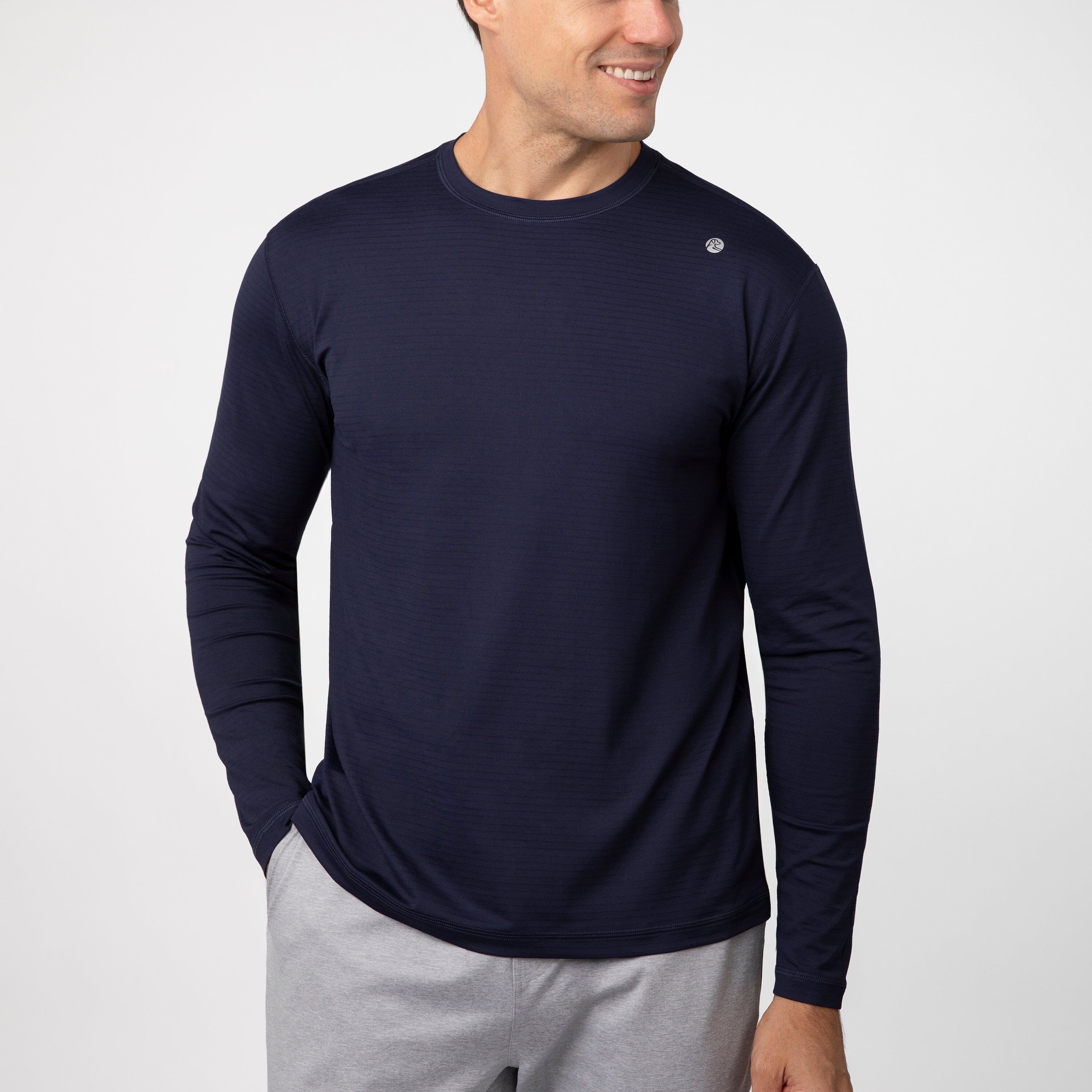 Blitz Tech Long Sleeve Tee 2.0 | Solid - Fleet Navy
