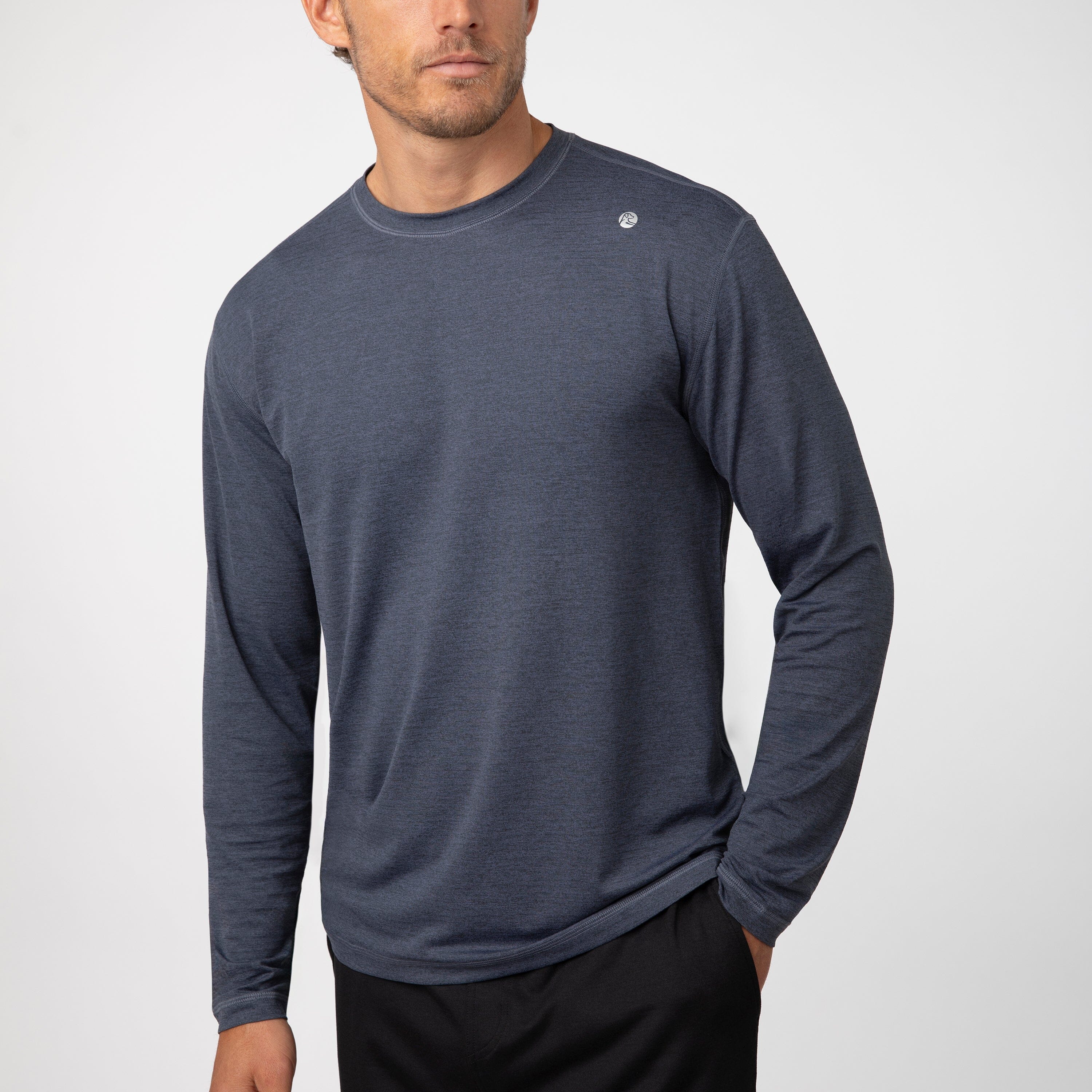 Blitz Tech Long Sleeve Tee 2.0 | Heather - Postgame Grey/Everest Grey