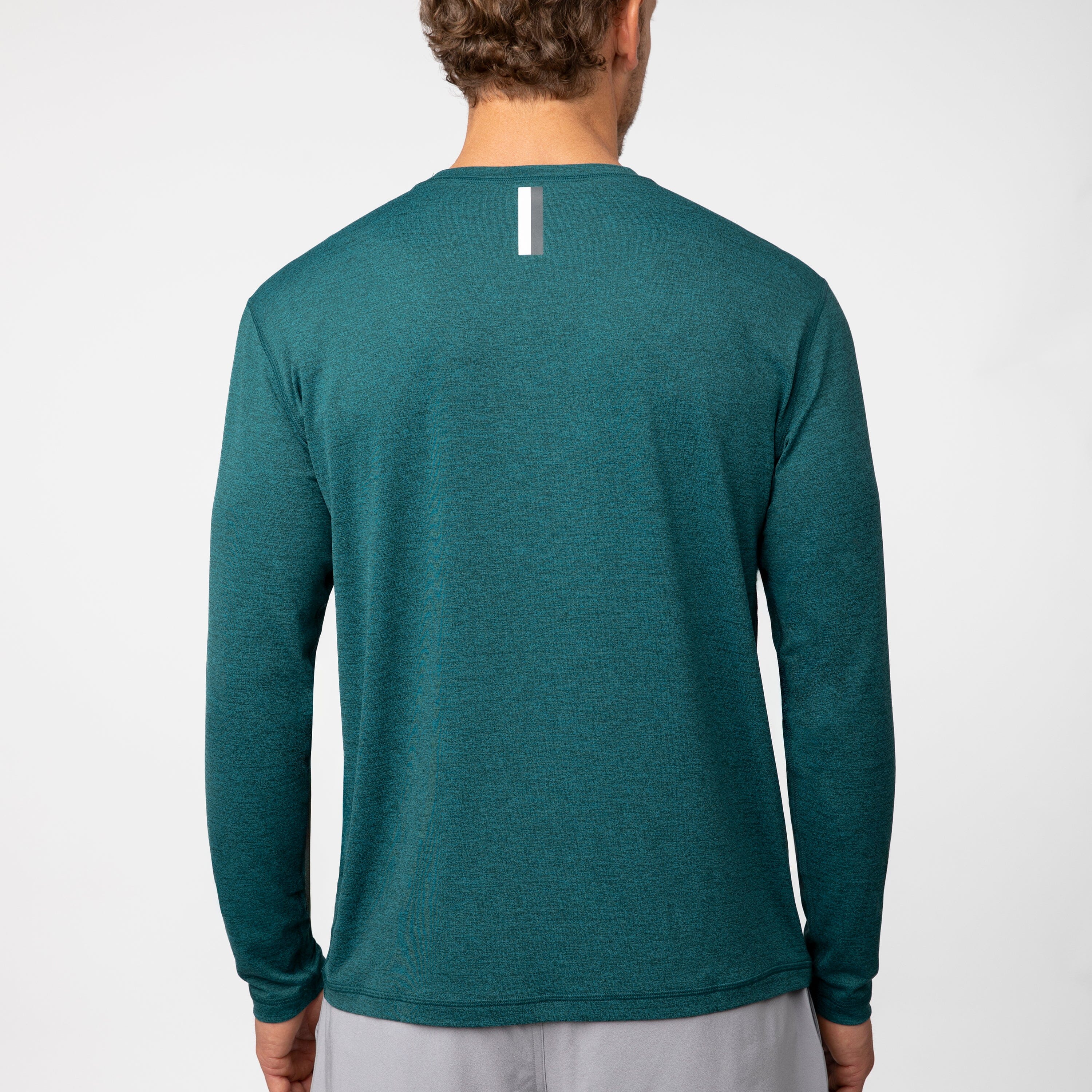 Alternative view of Blitz Tech Long Sleeve Tee 2.0 | Heather - Midnight Green/Midnight Green