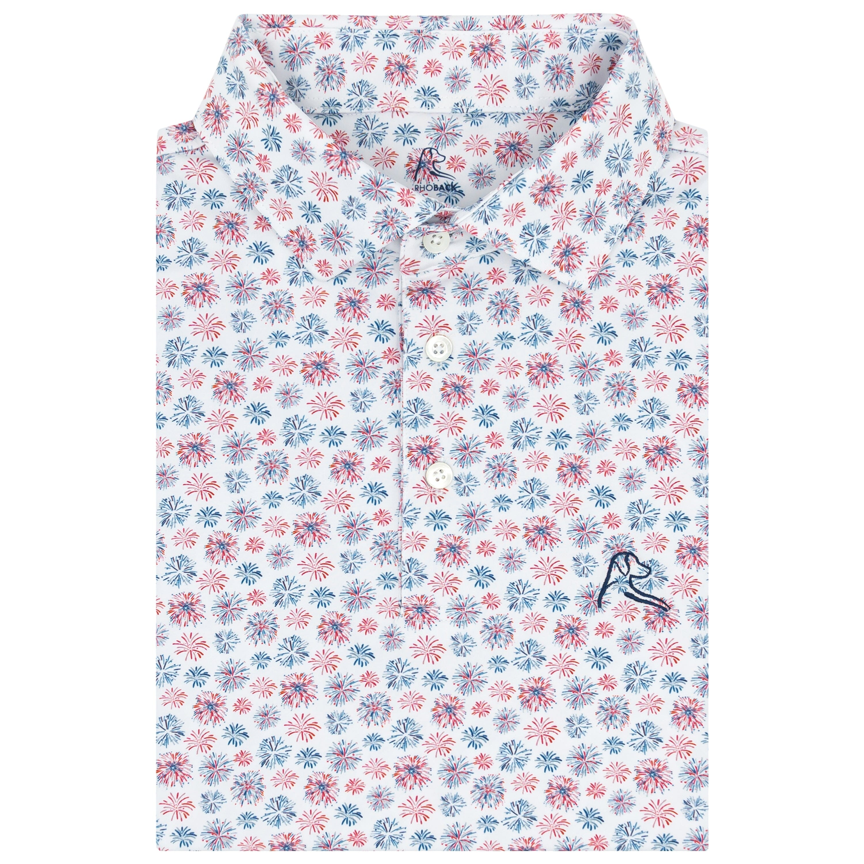 The Firework | Performance Polo | The Firework - White - USA