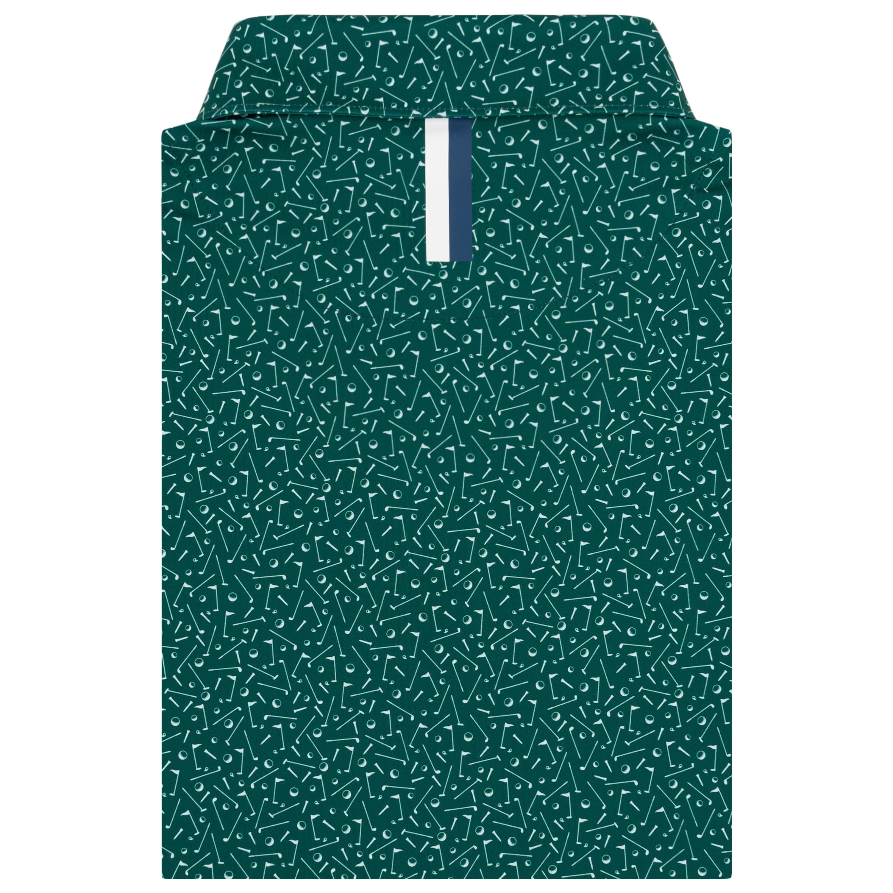 Alternative view of The Mulligan | Performance Polo | The Mulligan - Fairway Green/White