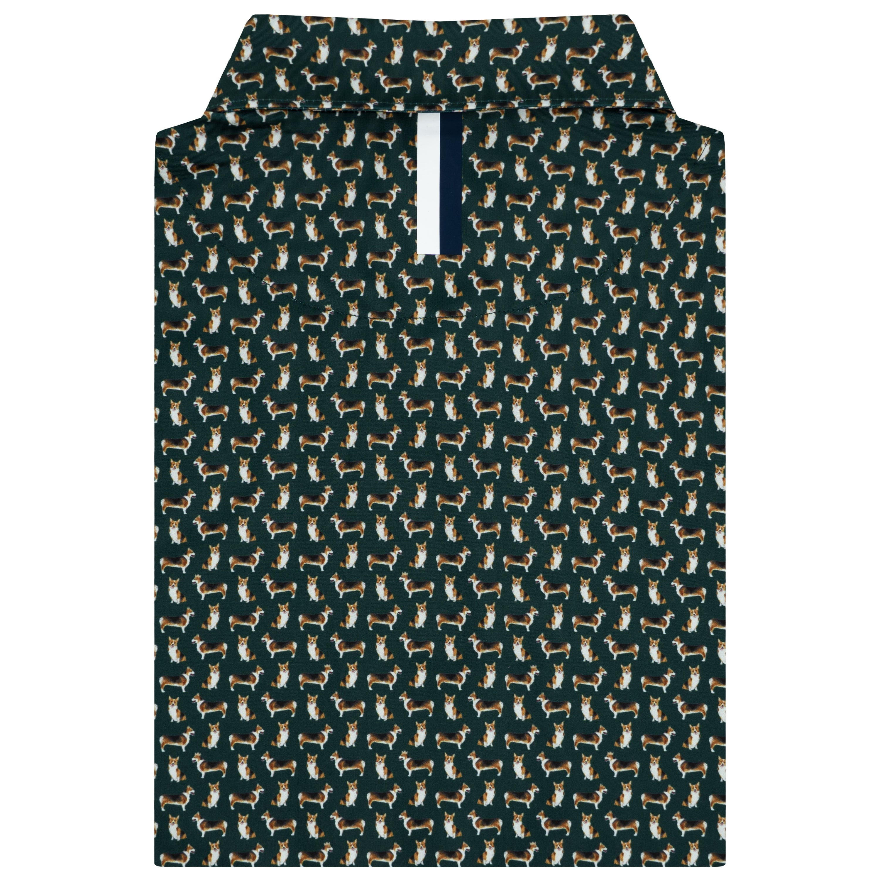 Alternative view of The Corgi | Performance Polo | The Corgi - Ponderosa Green/Black