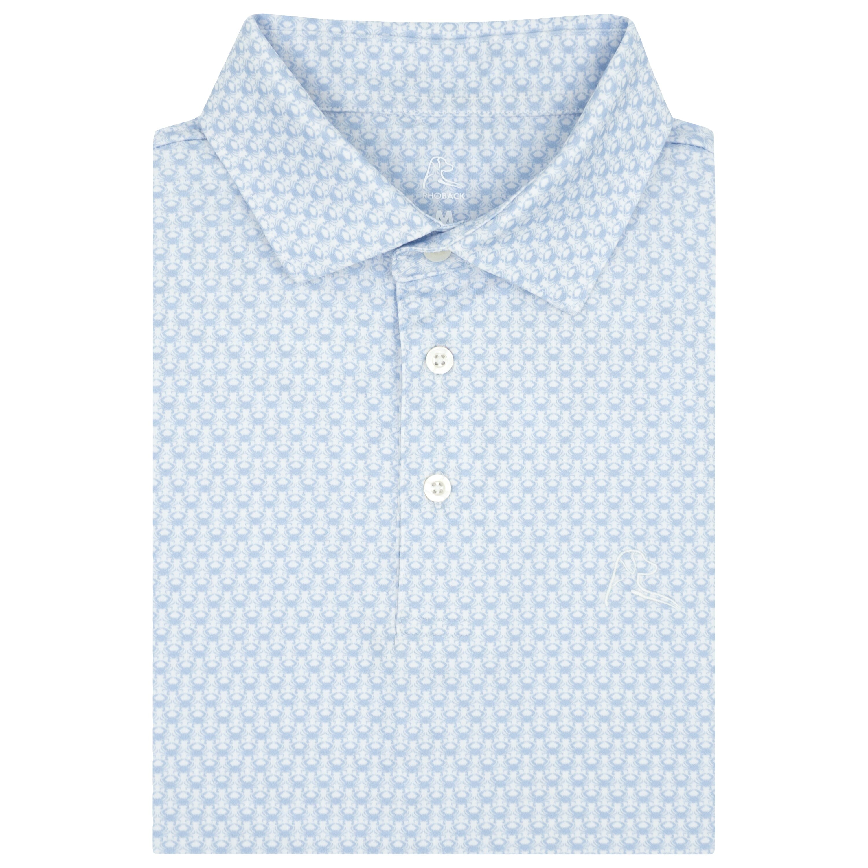 The Jimmy | Performance Polo | The Jimmy - White/Oxford Blue