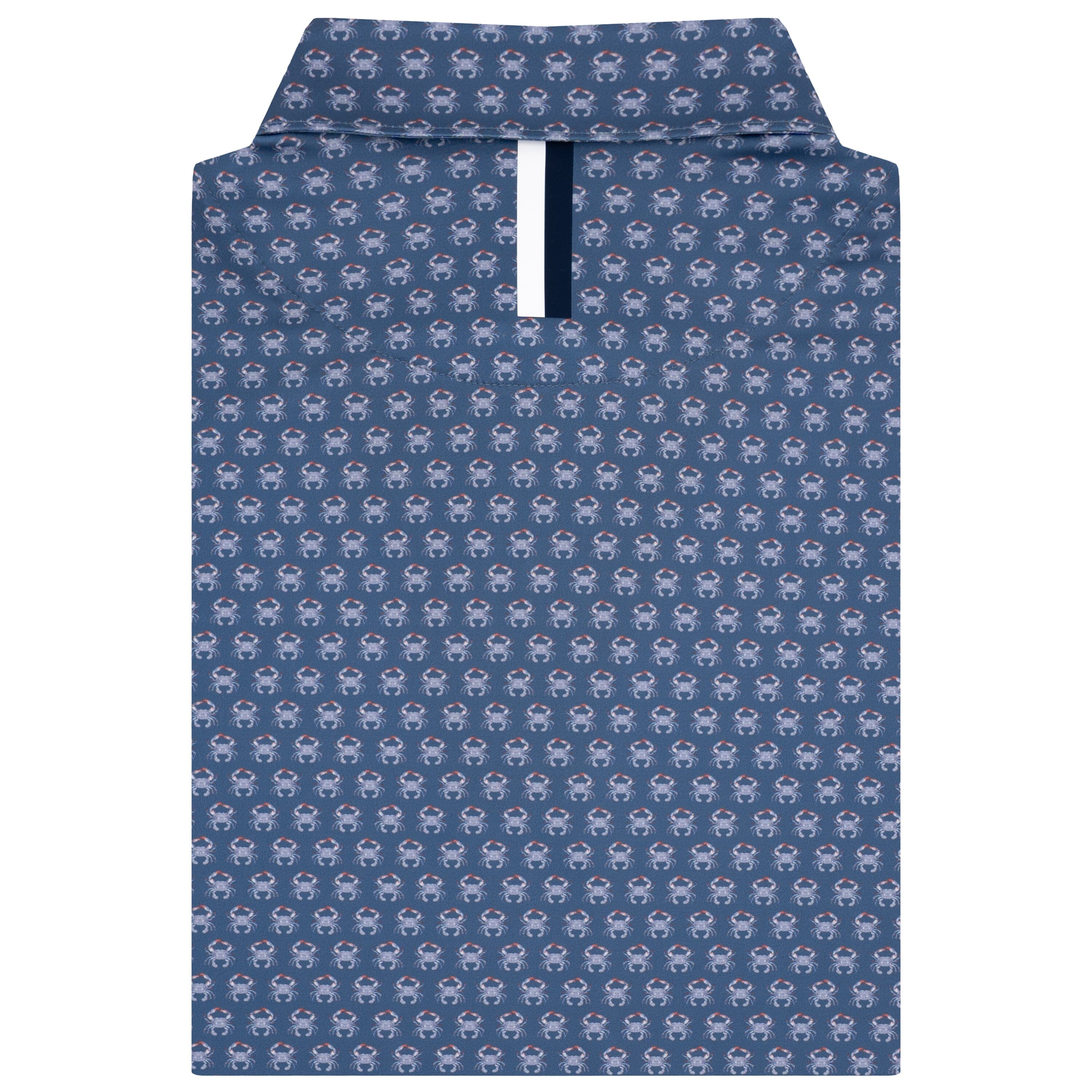 Alternative view of The Blue Crab | Performance Polo | The Blue Crab - Coastal Blue/Prussian Blue