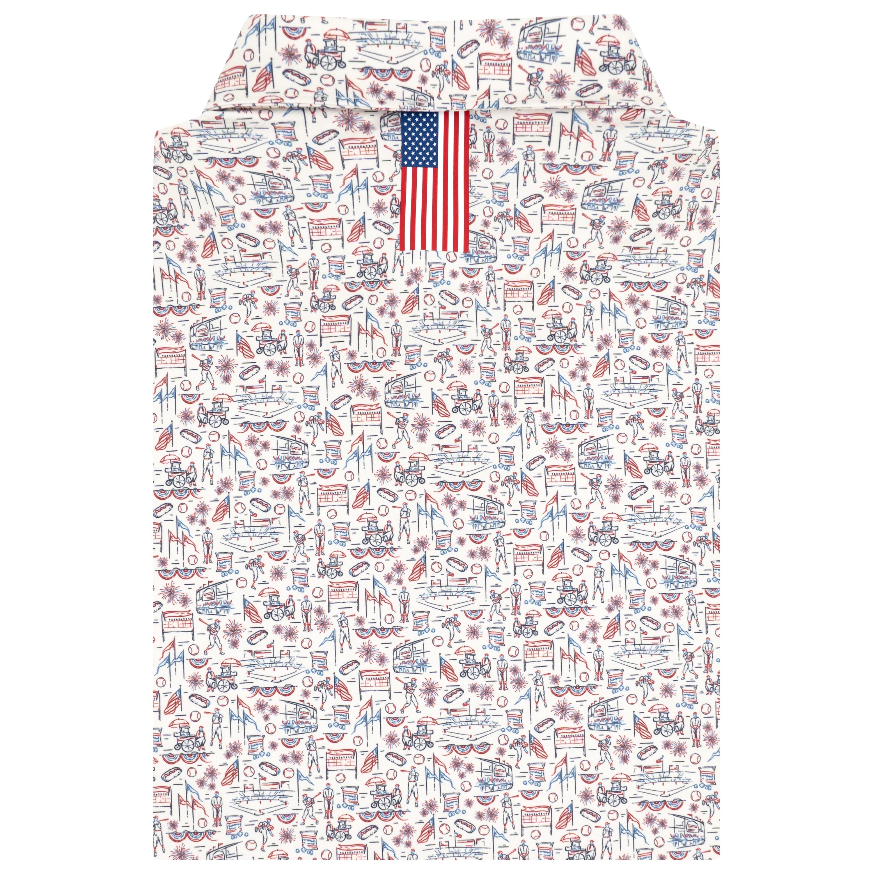 Alternative view of The Boys Of Summer | Performance Polo | The Boys Of Summer - Ivory/Fleet Navy - USA