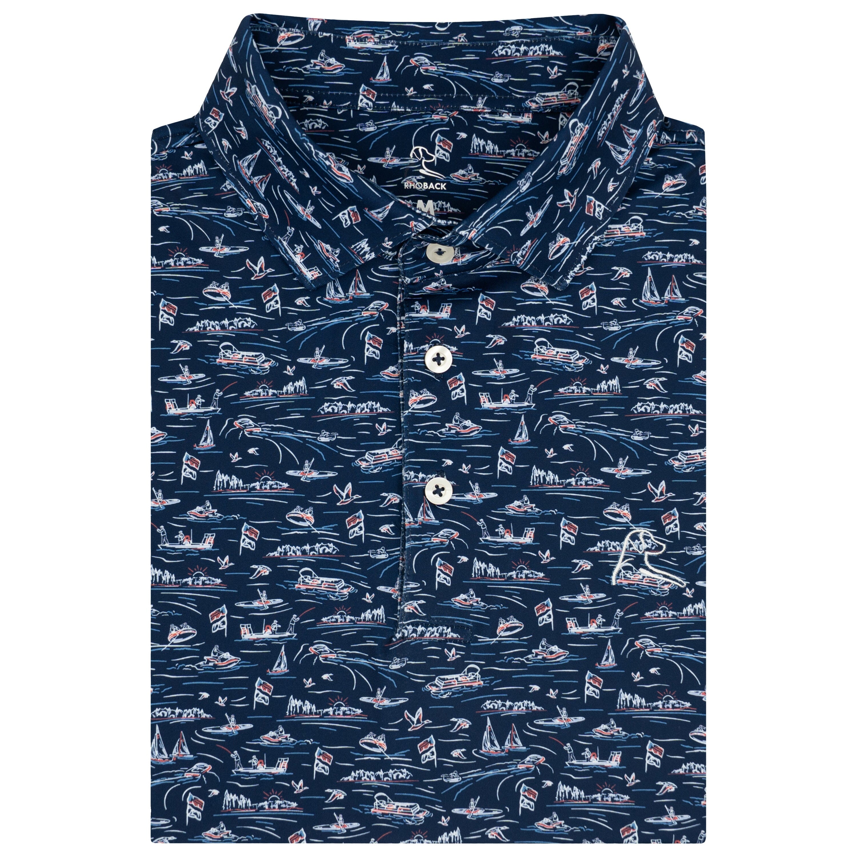 The Lake Weekend | Performance Polo | The Lake Weekend - Fleet Navy/White