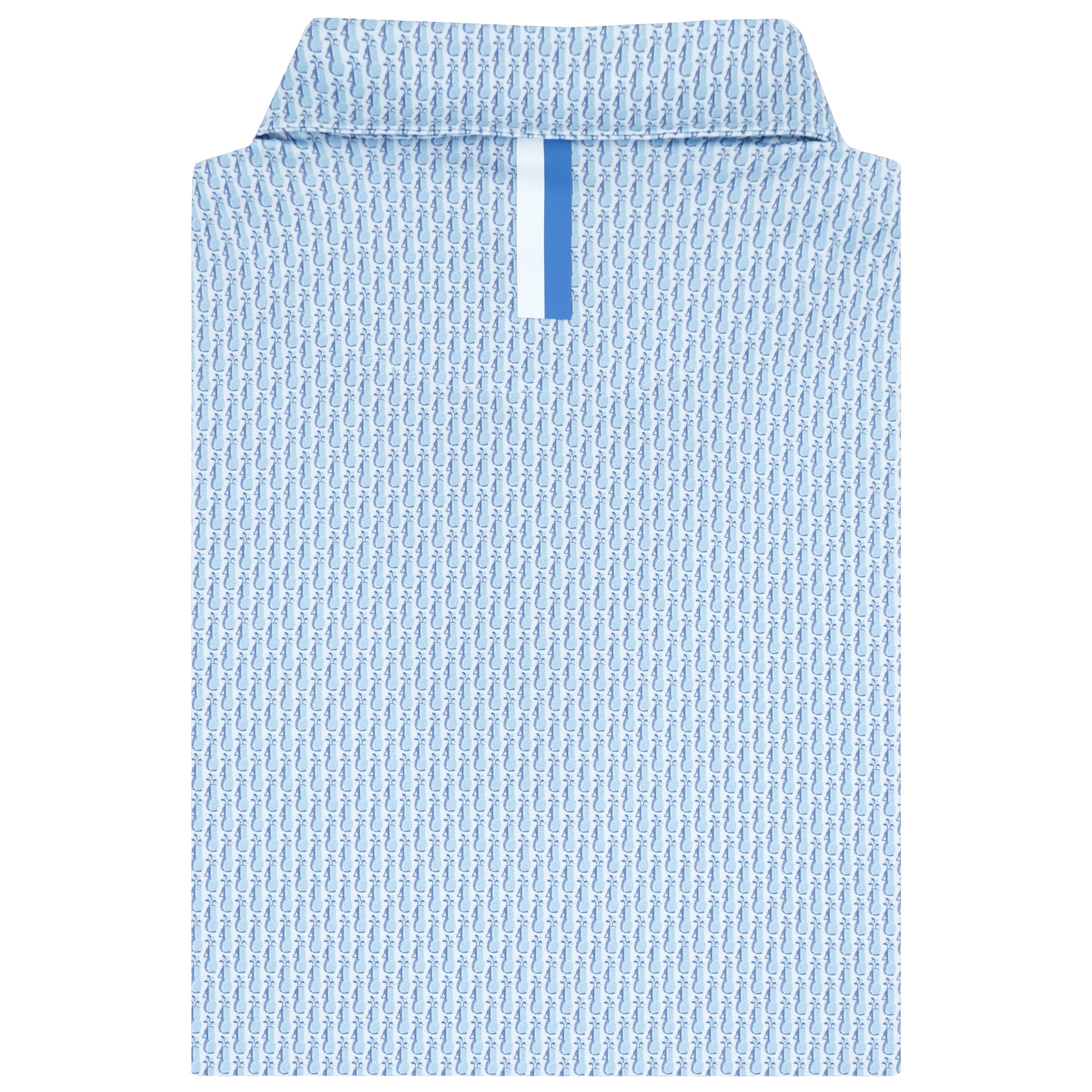 Alternative view of The Sticks 2.0 | Performance Polo | The Sticks 2.0 - White/Baby Blue