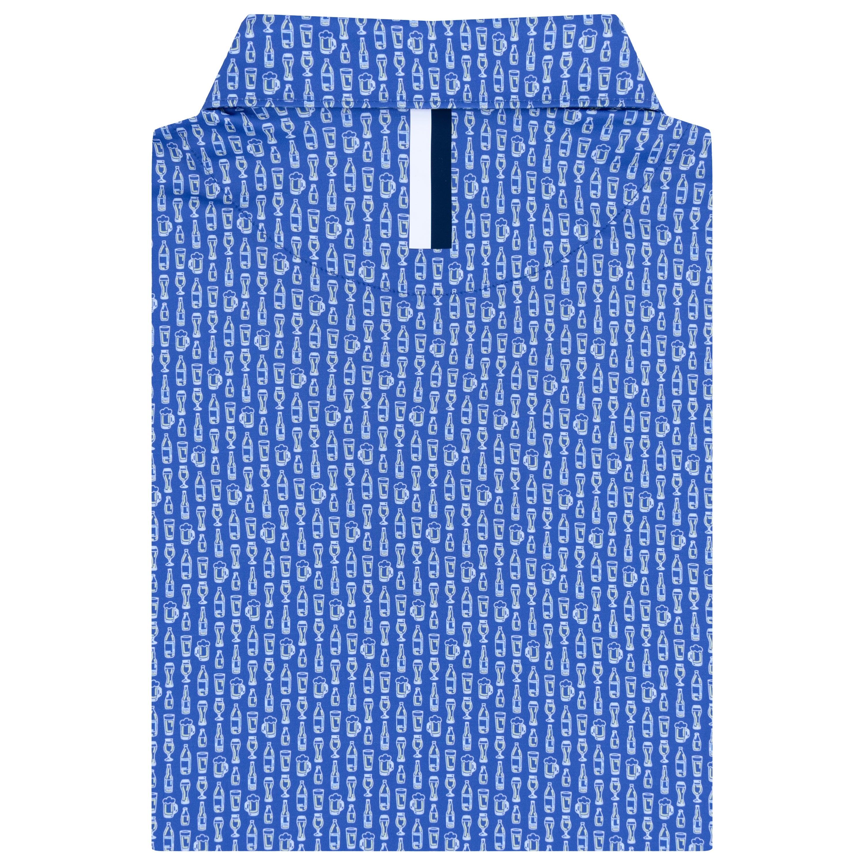 Alternative view of The Brewski 2.0 | Performance Polo | The Brewski 2.0 - Bunker Blue/Daffodil
