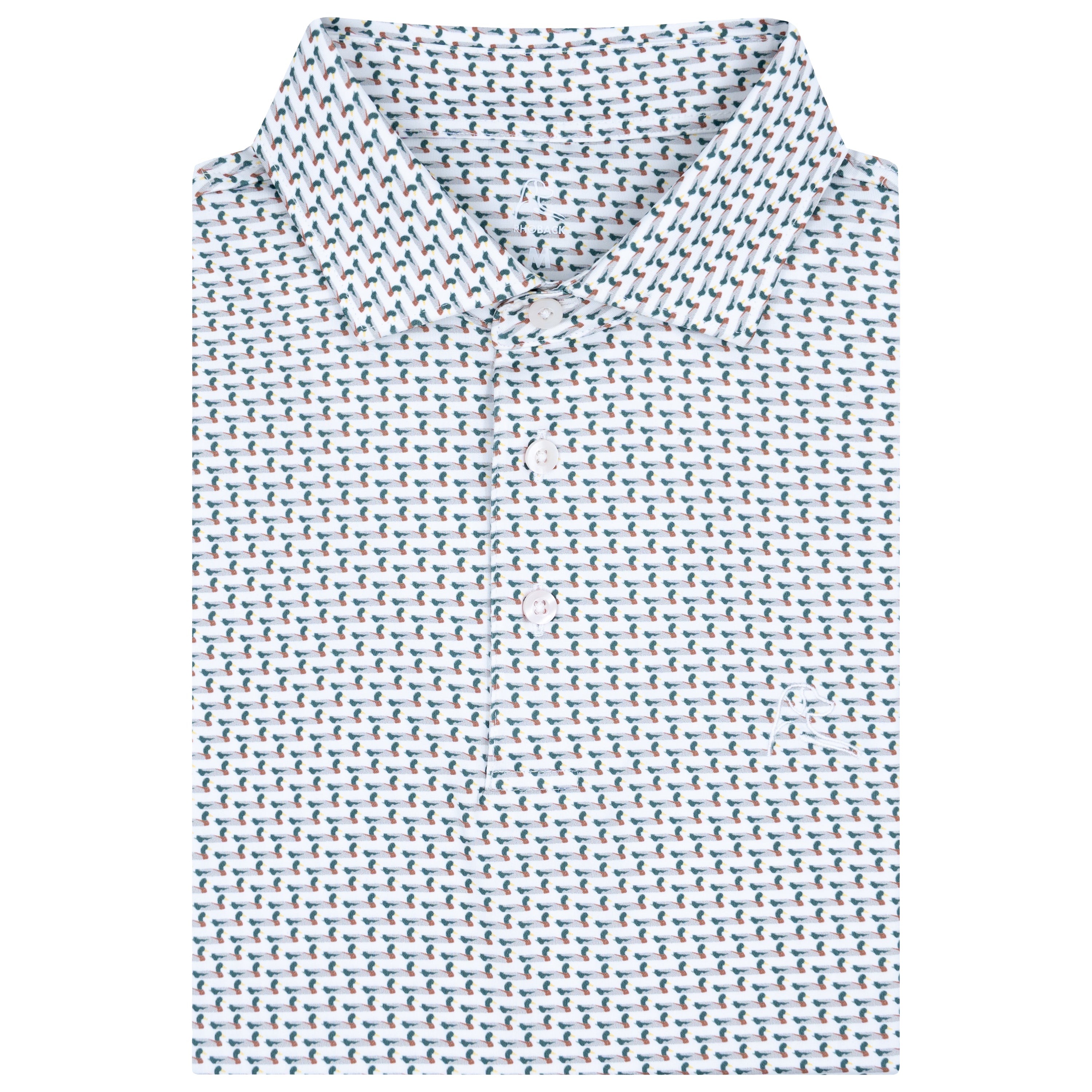 The Decoy | Performance Polo | The Decoy - White/Stratus Grey