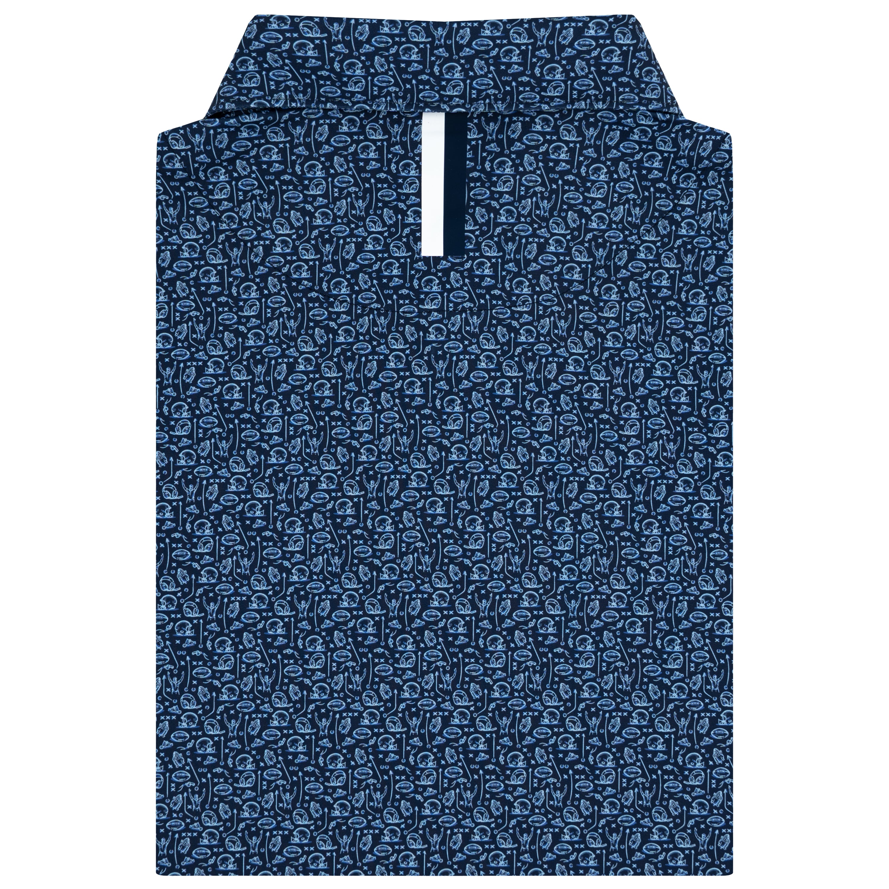 Alternative view of The Hail Mary | Performance Polo | The Hail Mary - Fleet Navy/Oxford Blue