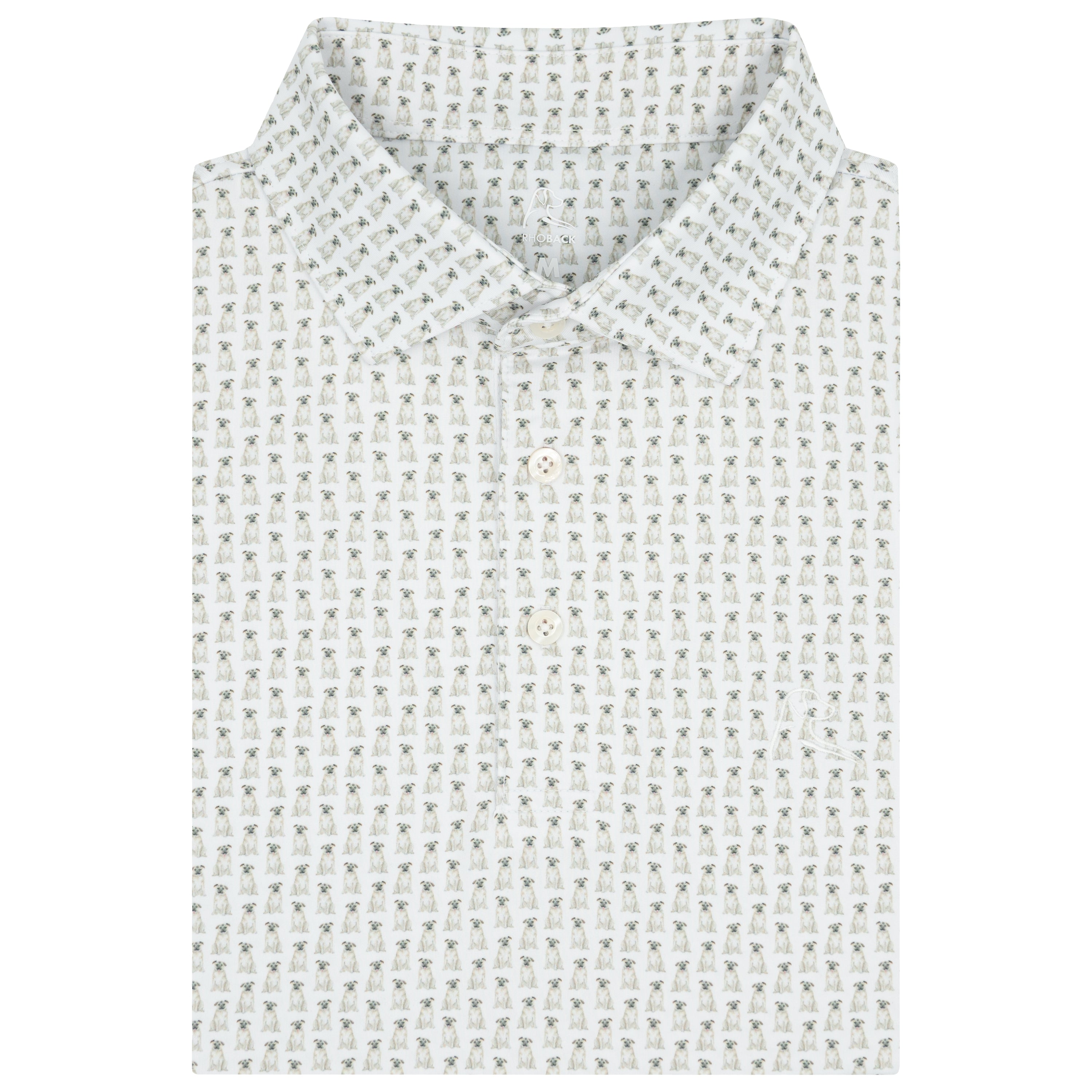 The Pug | Performance Polo | The Pug - White/Ivory