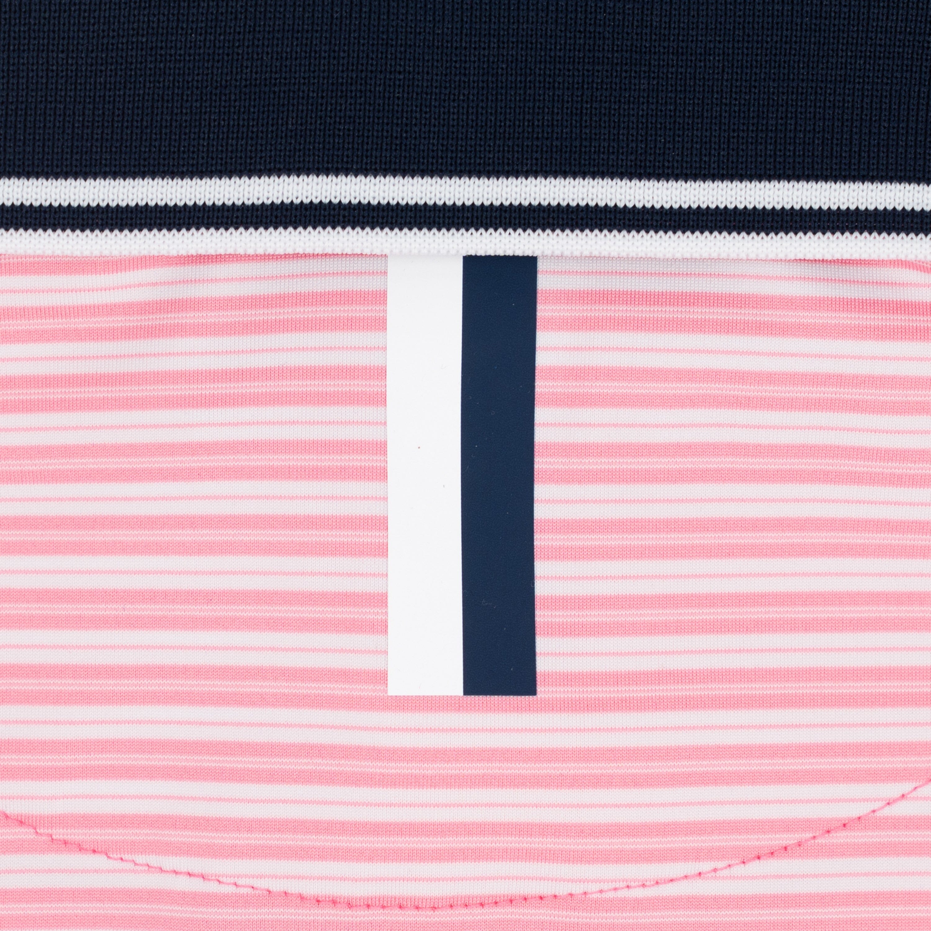 The Butler Stripe | Performance Polo | The Butler Stripe - Dogwood Pink/White - Image 3