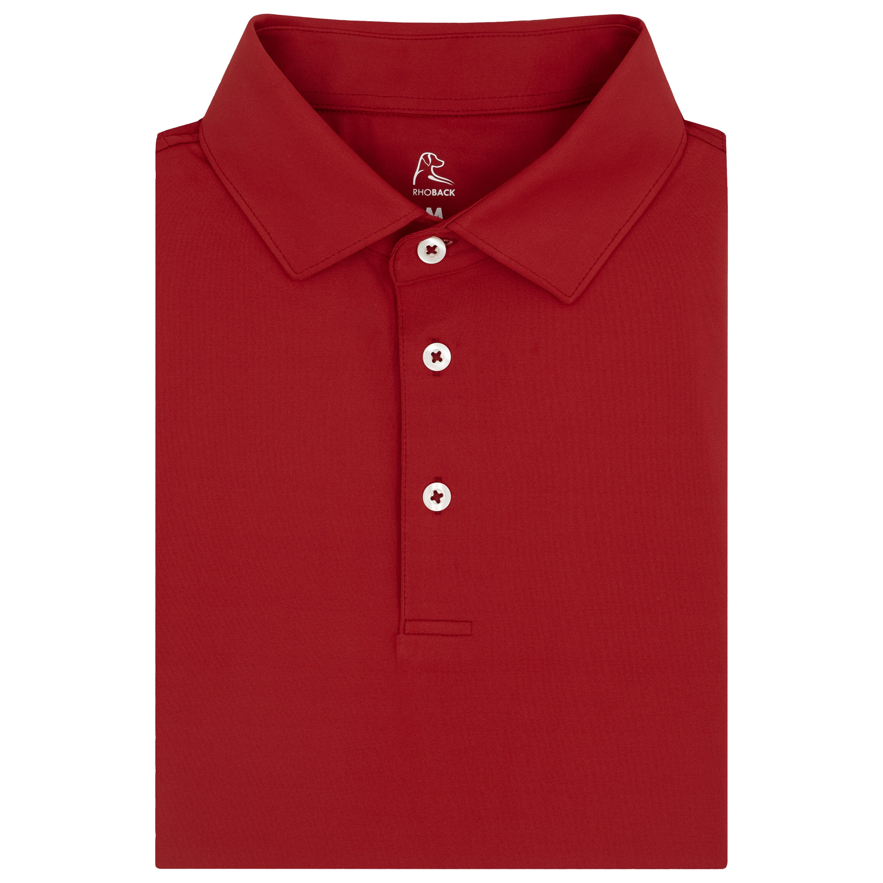 Solid | Performance Polo | Solid - Cardinal Red - USA