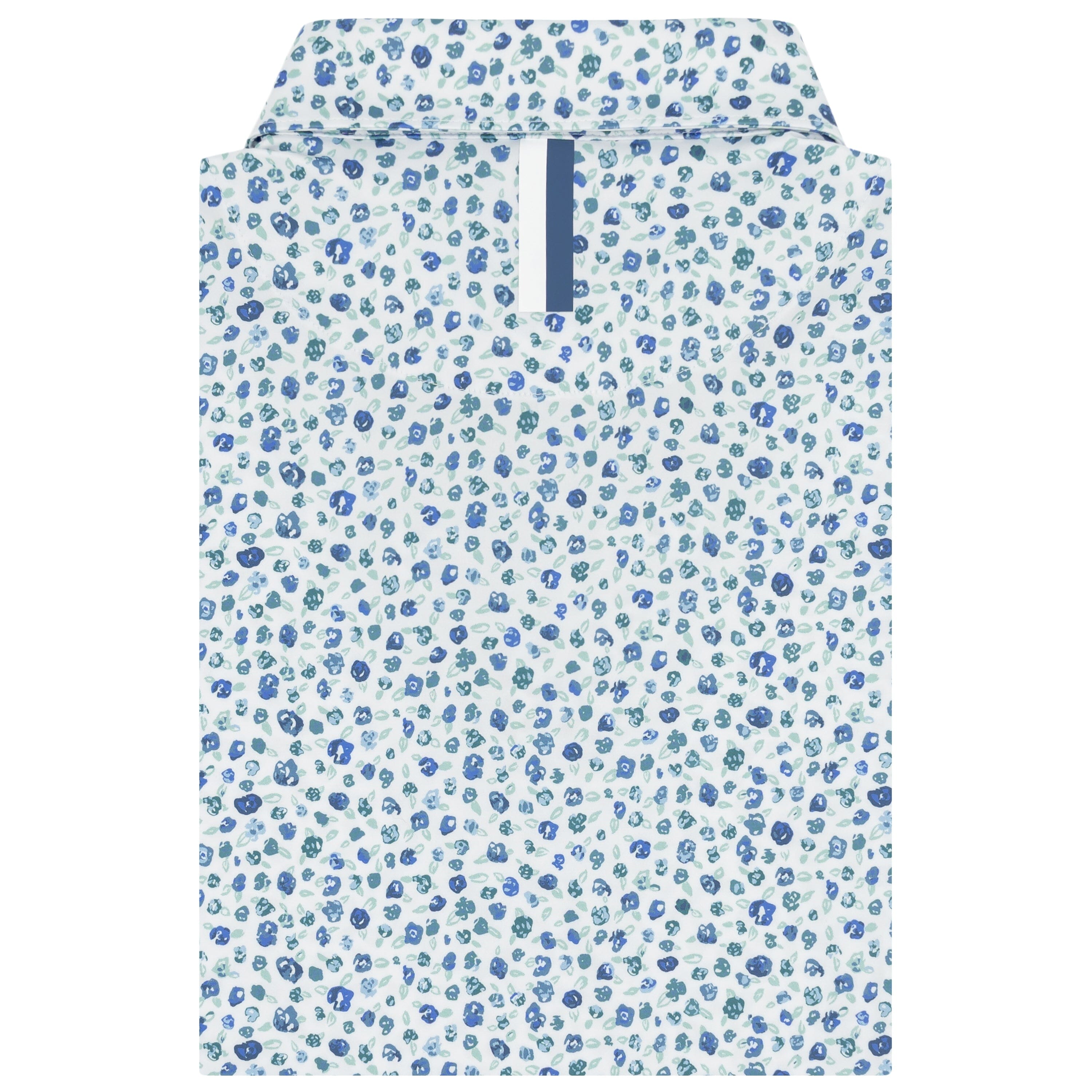 Alternative view of The Fresh Picked | Performance Polo | The Fresh Picked - White/Baby Blue
