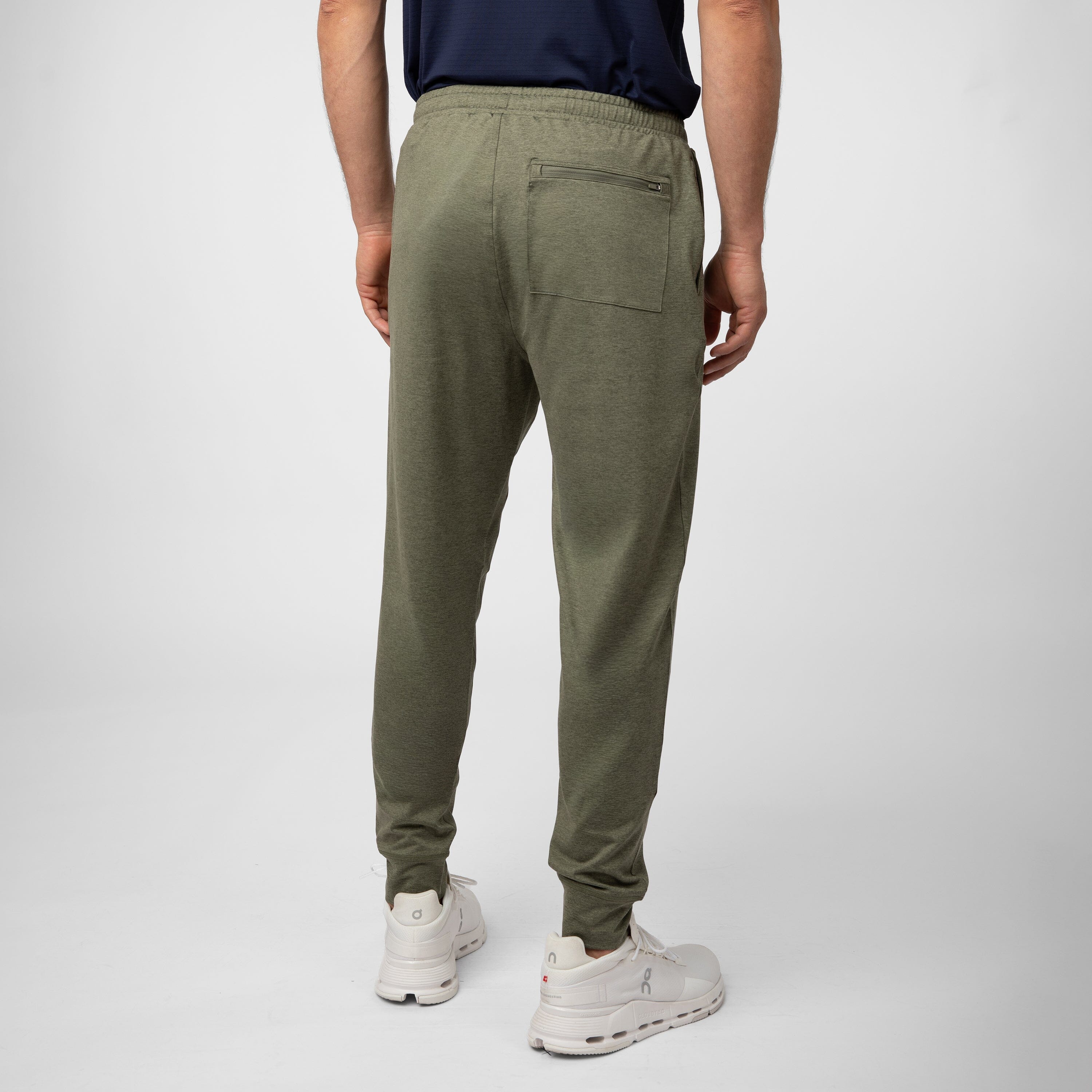 Alternative view of Sprint Performance Jogger | Heather - Moss Green/Moss Green