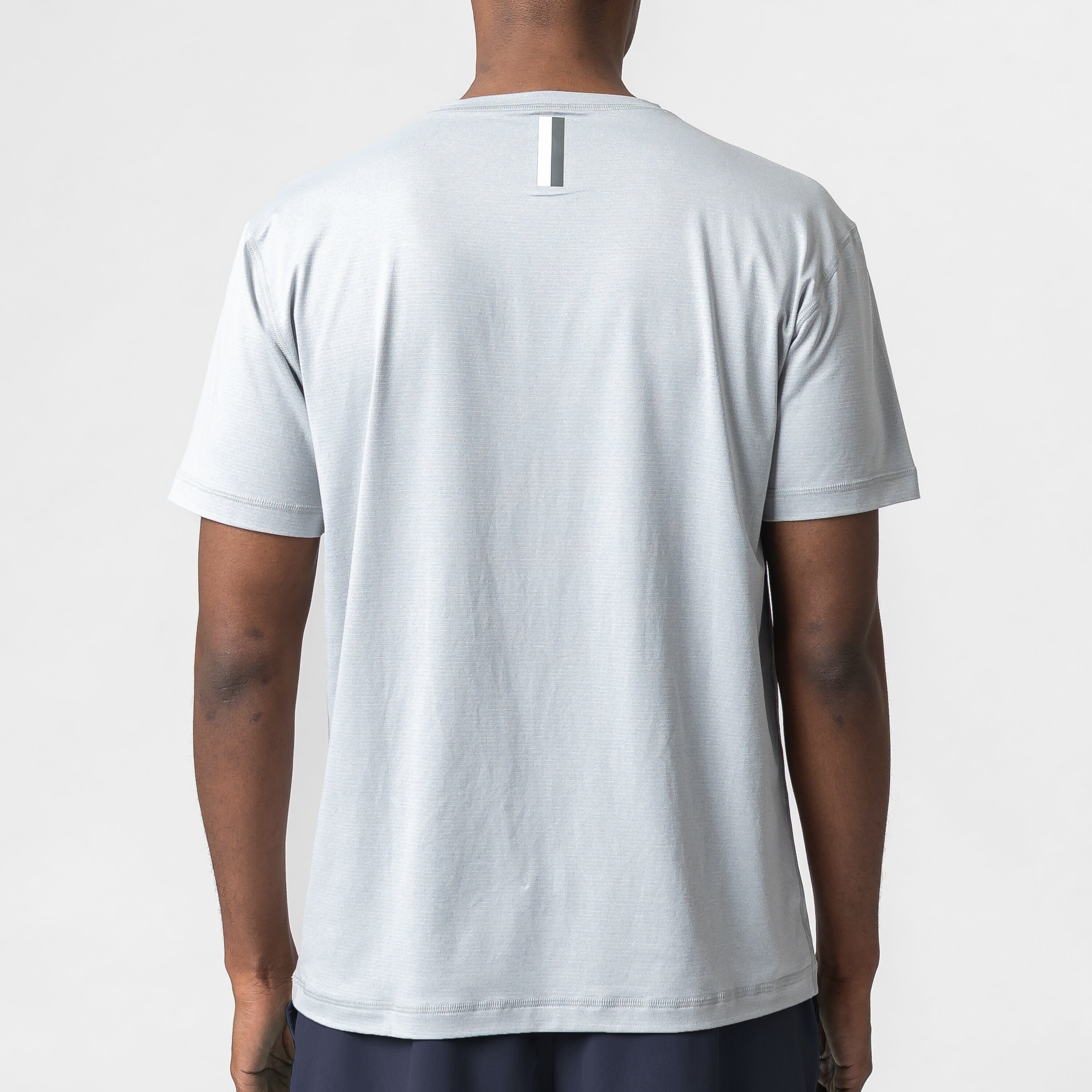Alternative view of Blitz Tech Tee | Heather - Stainless Steel/Stratus Grey