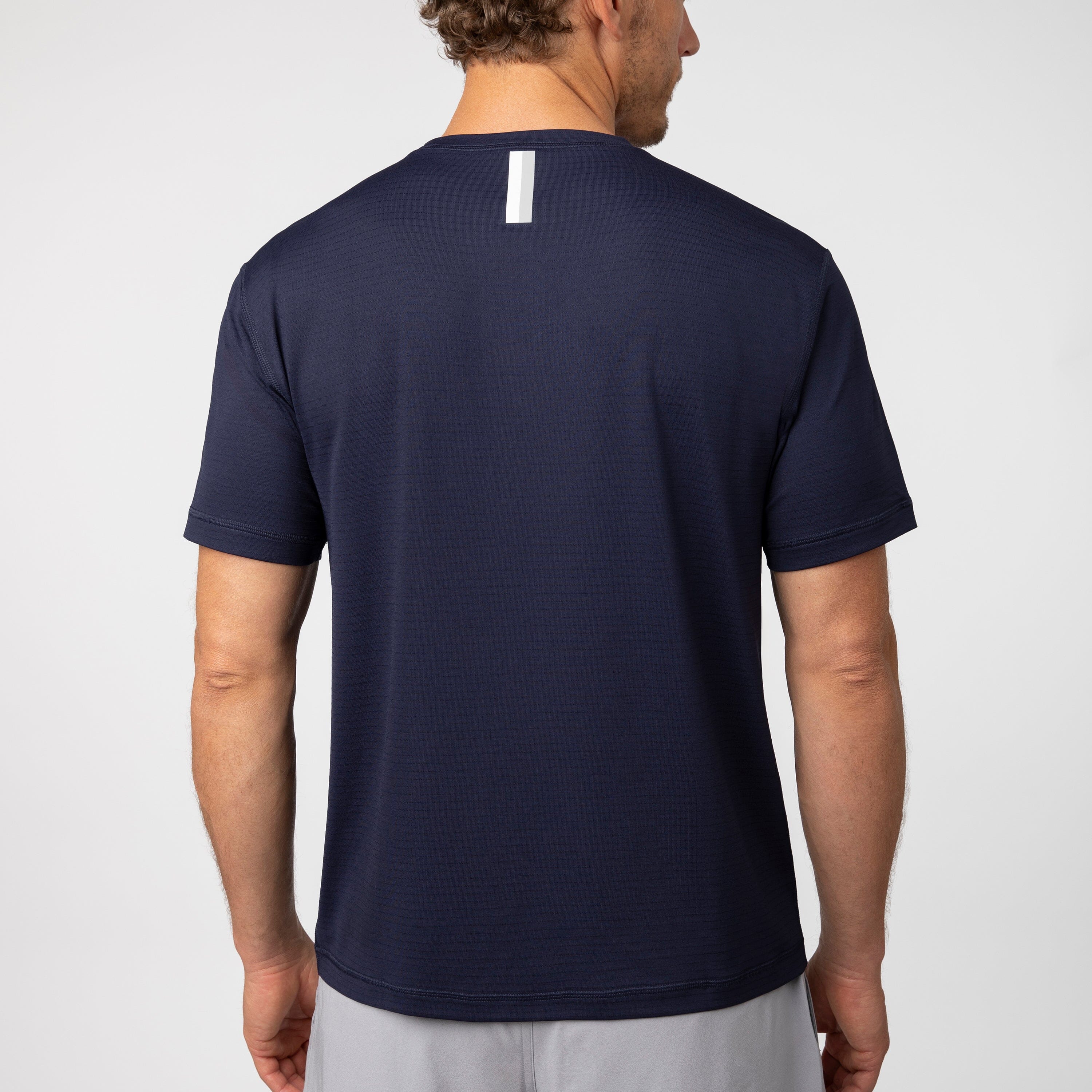 Alternative view of Blitz Tech Tee 2.0 | Solid - Fleet Navy
