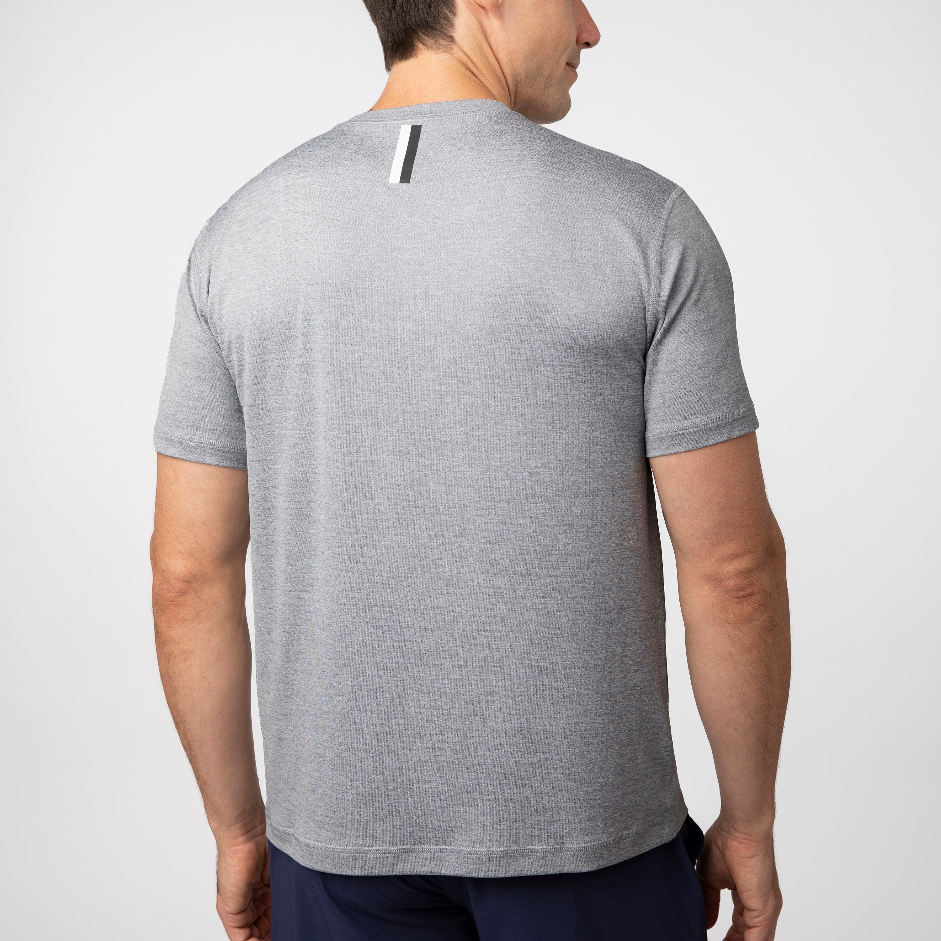 Alternative view of Blitz Tech Tee 2.0 | Heather - Stainless Steel/Stratus Grey