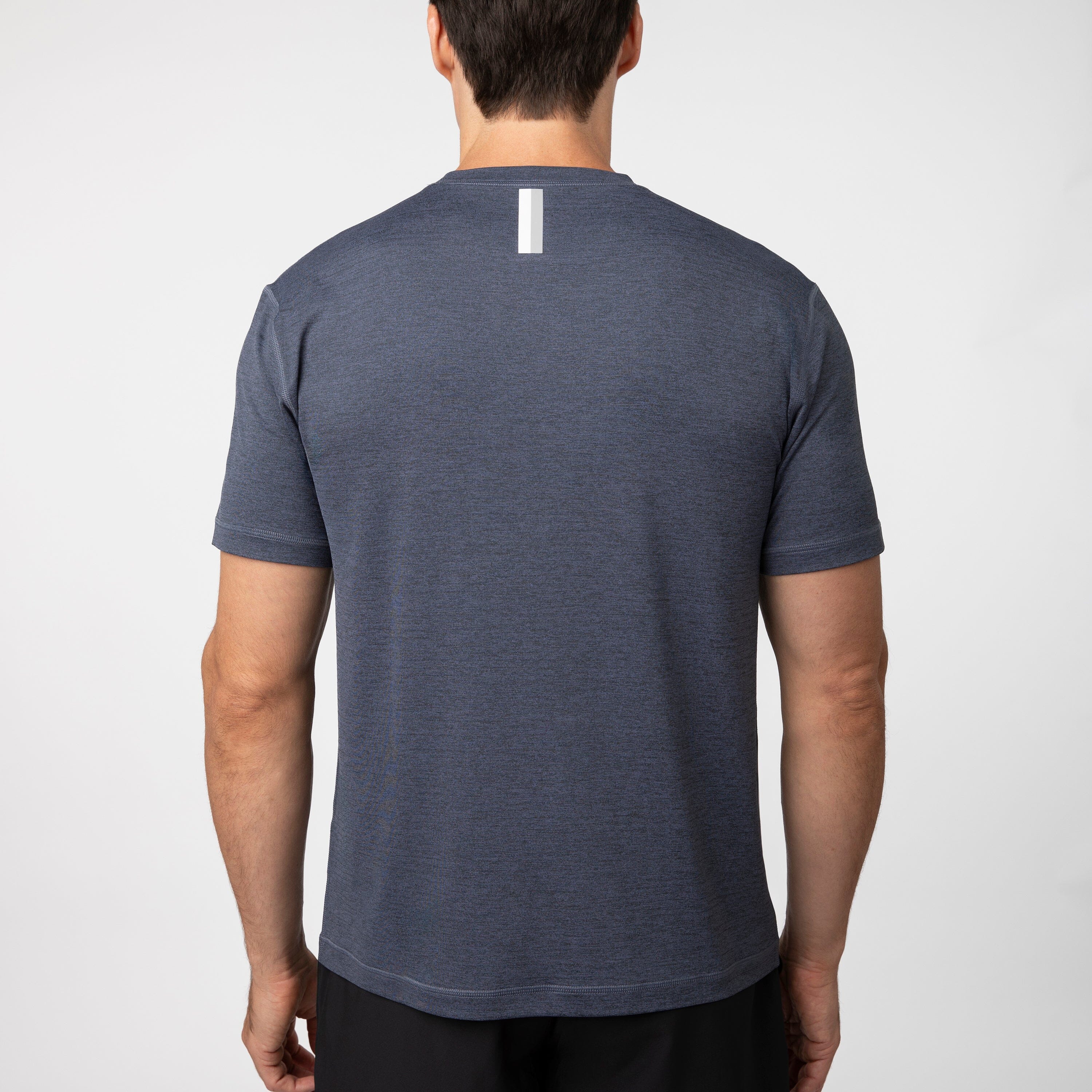 Alternative view of Blitz Tech Tee 2.0 | Heather - Postgame Grey/Everest Grey