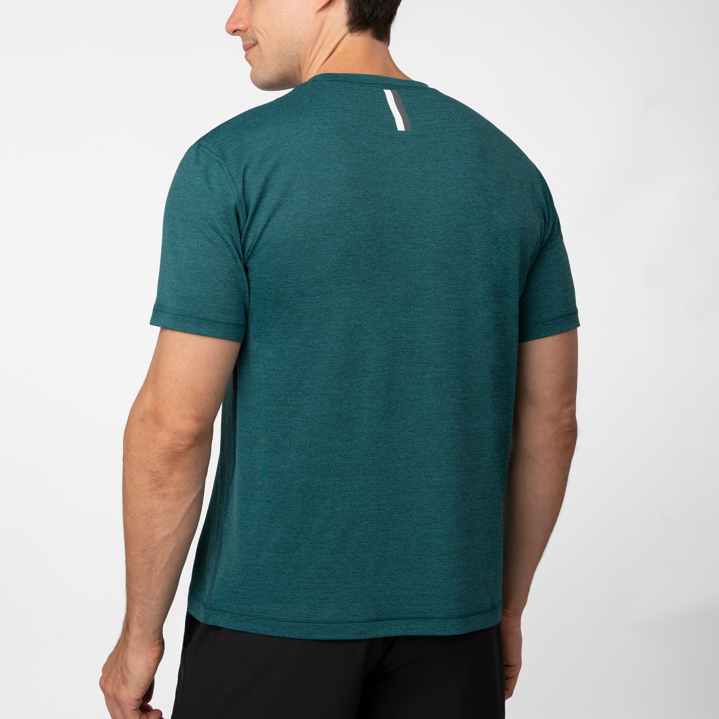 Alternative view of Blitz Tech Tee 2.0 | Heather - Midnight Green/Midnight Green