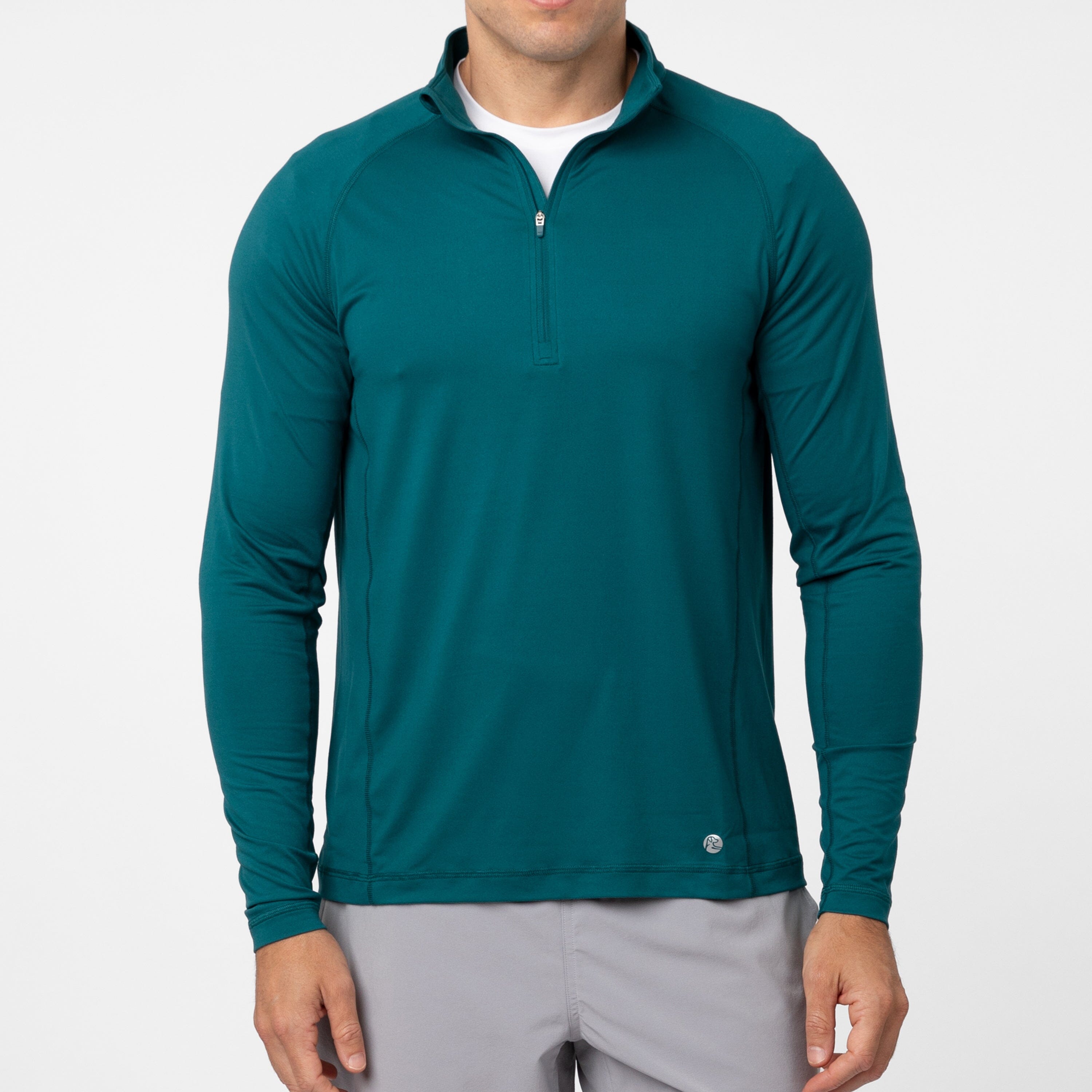 Tailwind Performance Q-Zip | Solid - Midnight Green