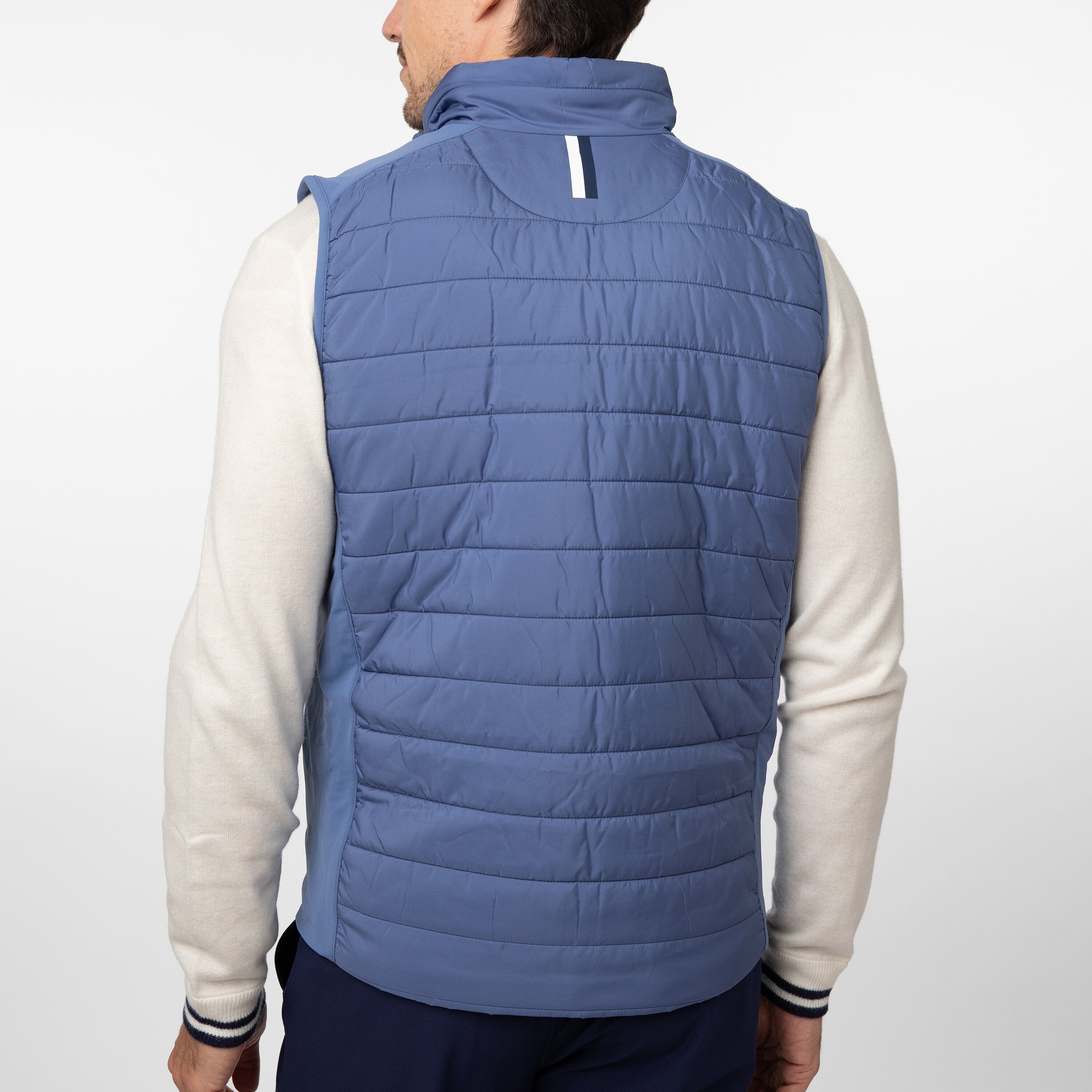 Alternative view of Fulton Performance Vest | Solid - Coastal Blue