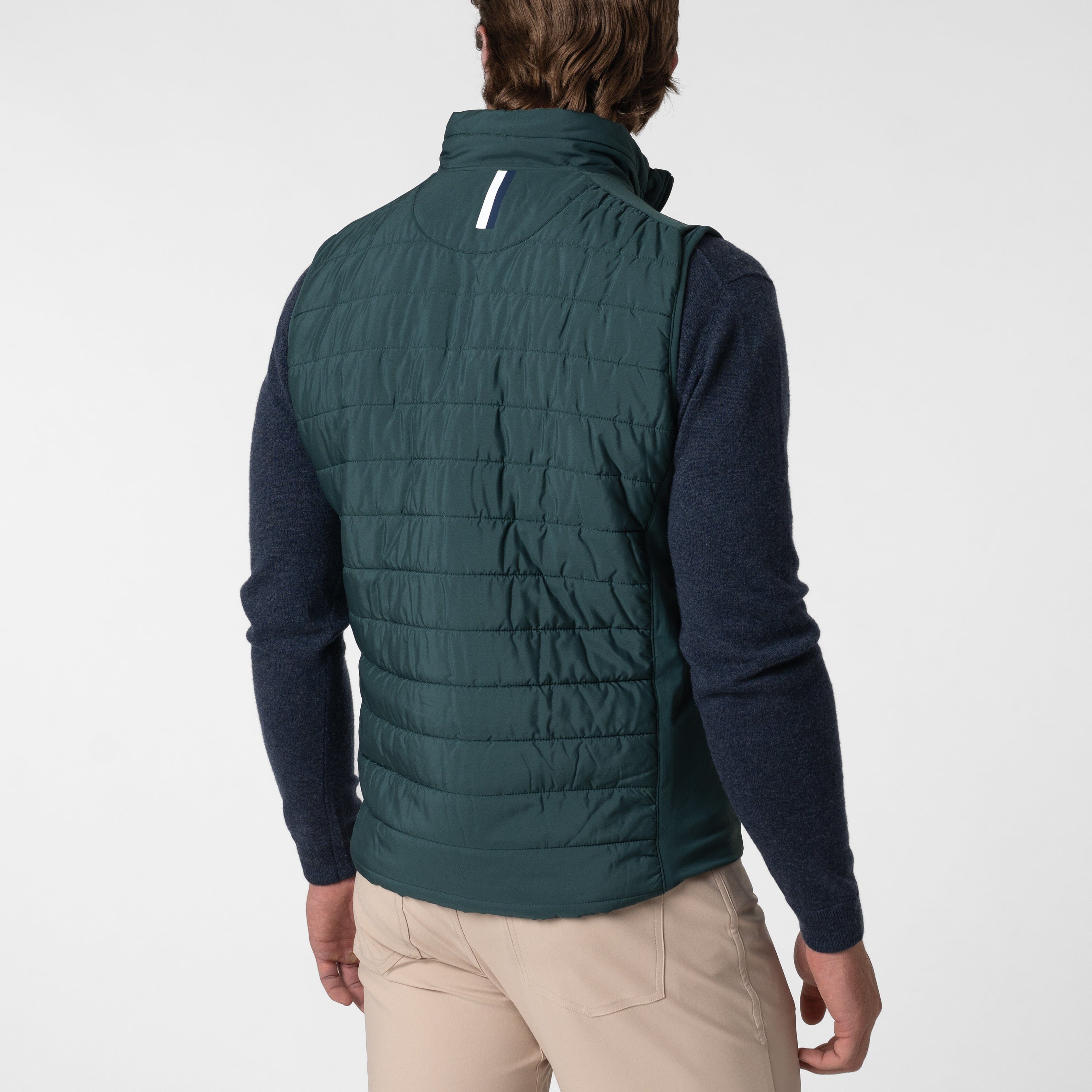 Alternative view of Fulton Performance Vest | Solid - Ponderosa Green