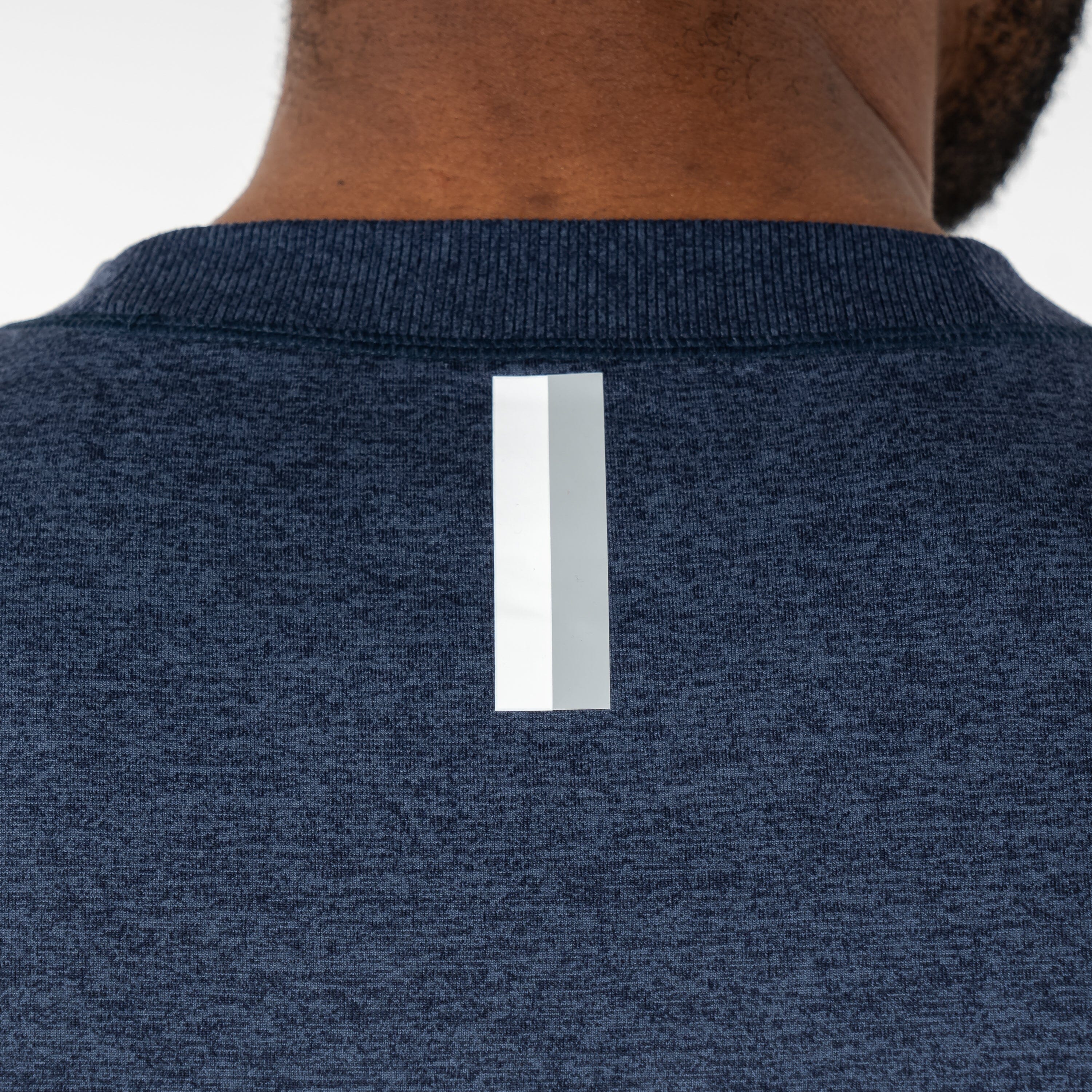 Alternative view of Pace Performance Crew | Heather - Fleet Navy/Annapolis Blue