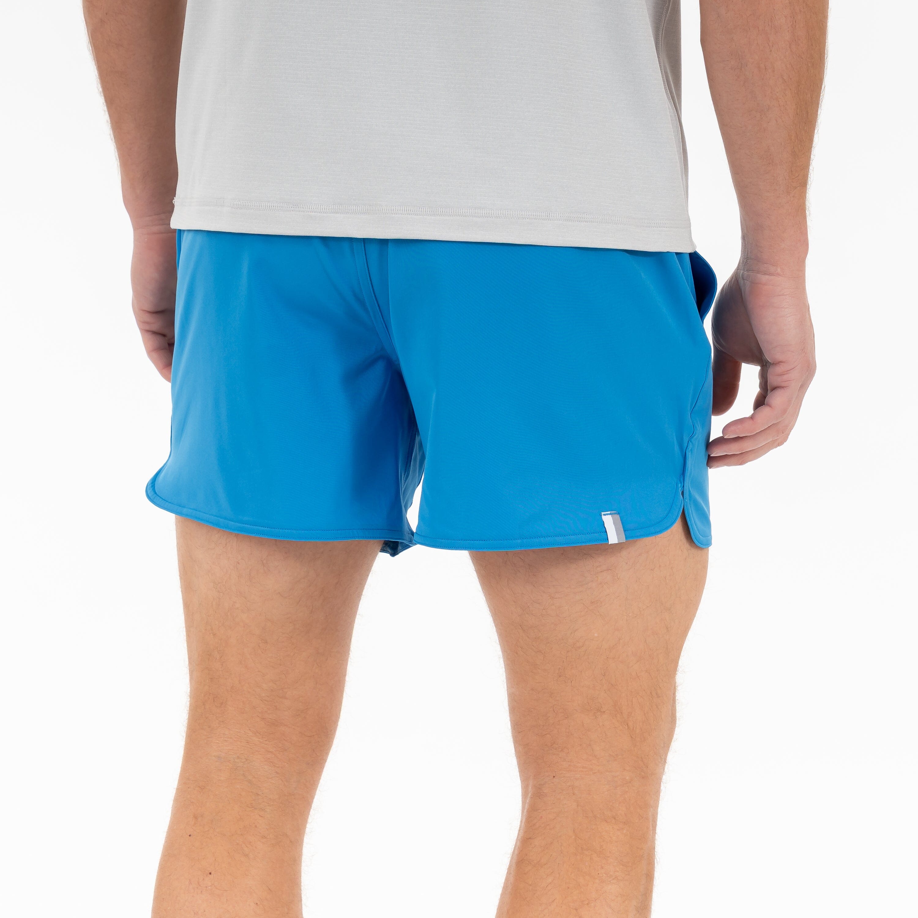 Alternative view of Grit Gym Short - 5" | Solid - Birdie Blue