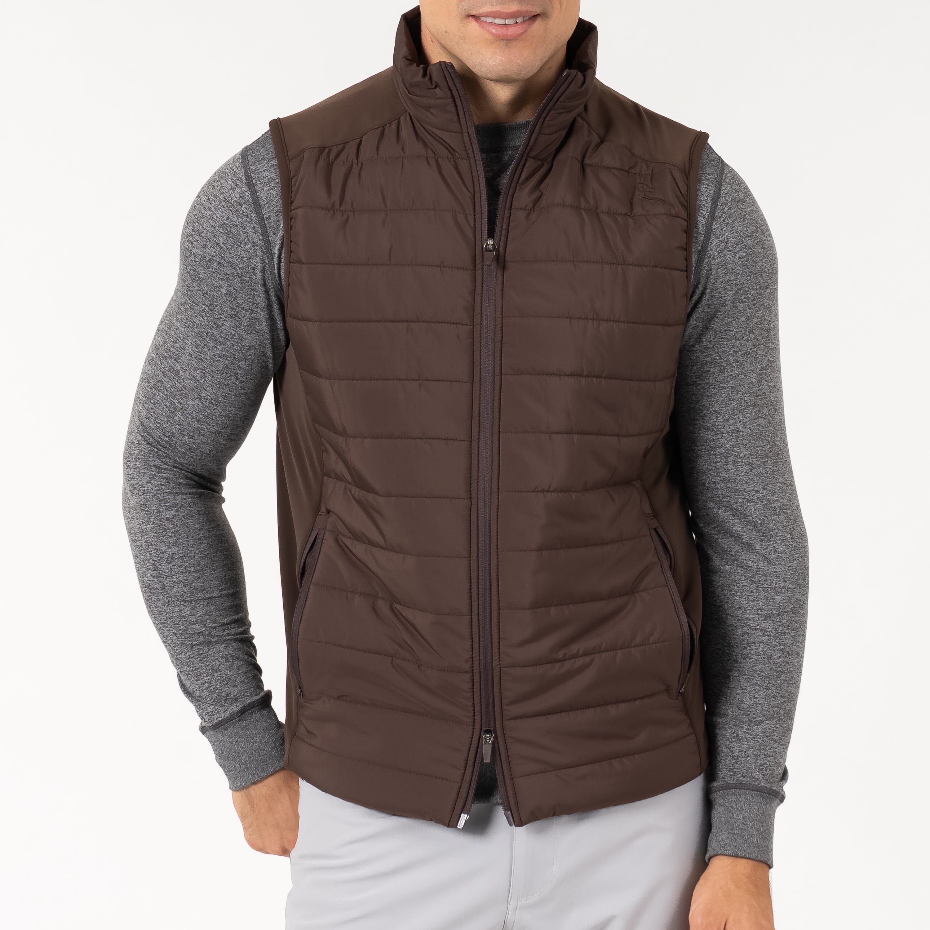 Fulton Performance Vest | Solid - Cocoa