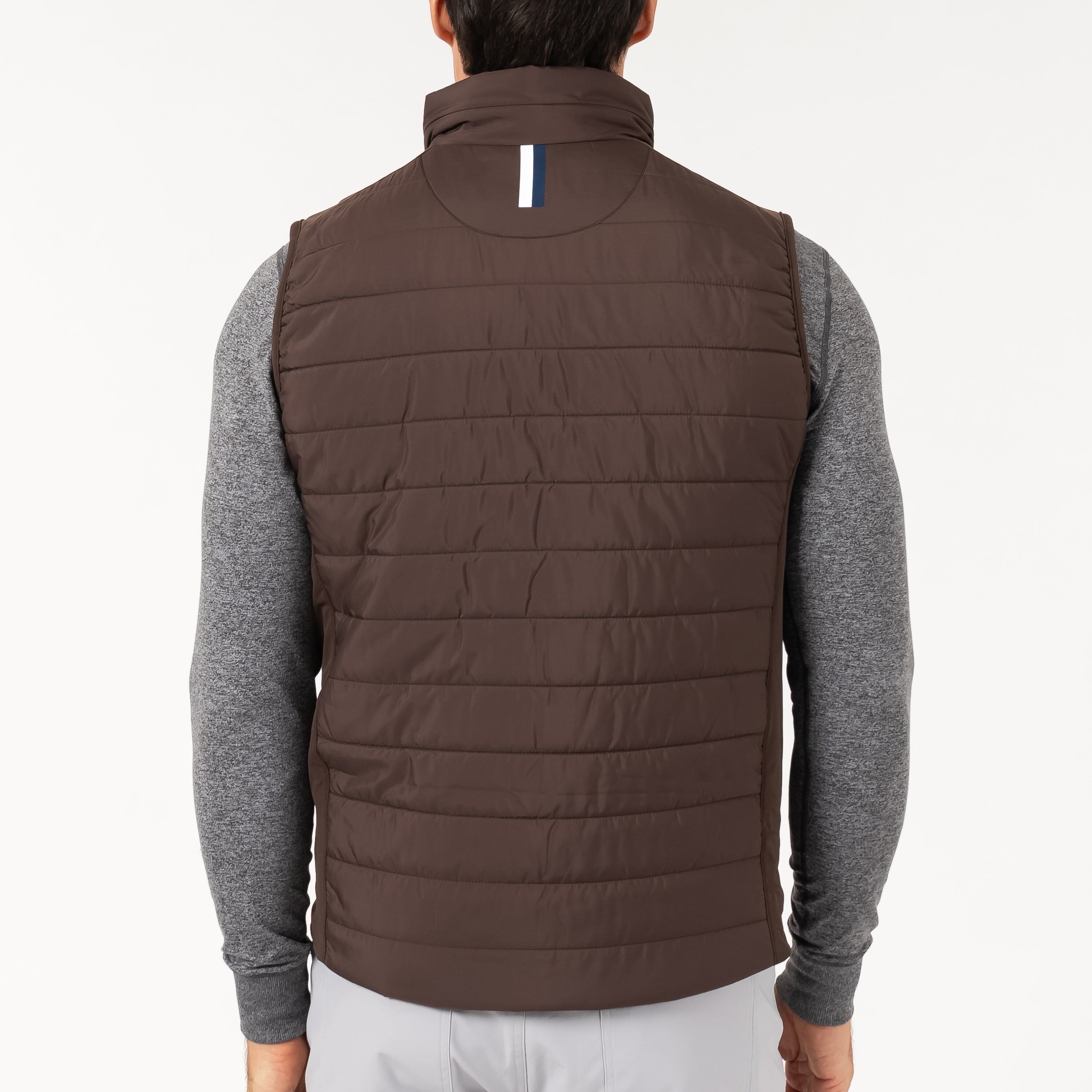 Alternative view of Fulton Performance Vest | Solid - Cocoa