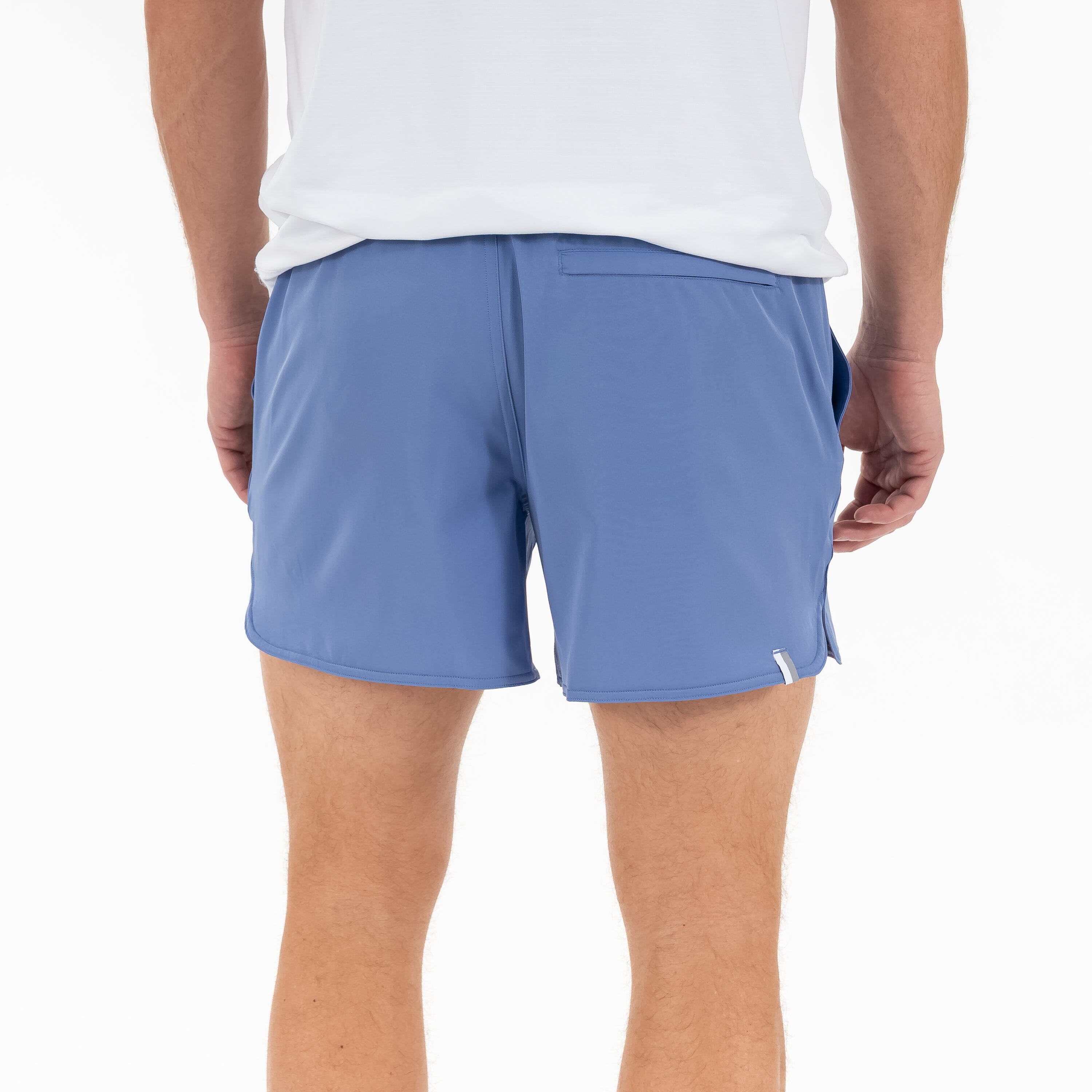 Alternative view of Grit Gym Short - 5" | Solid - Dusk Blue