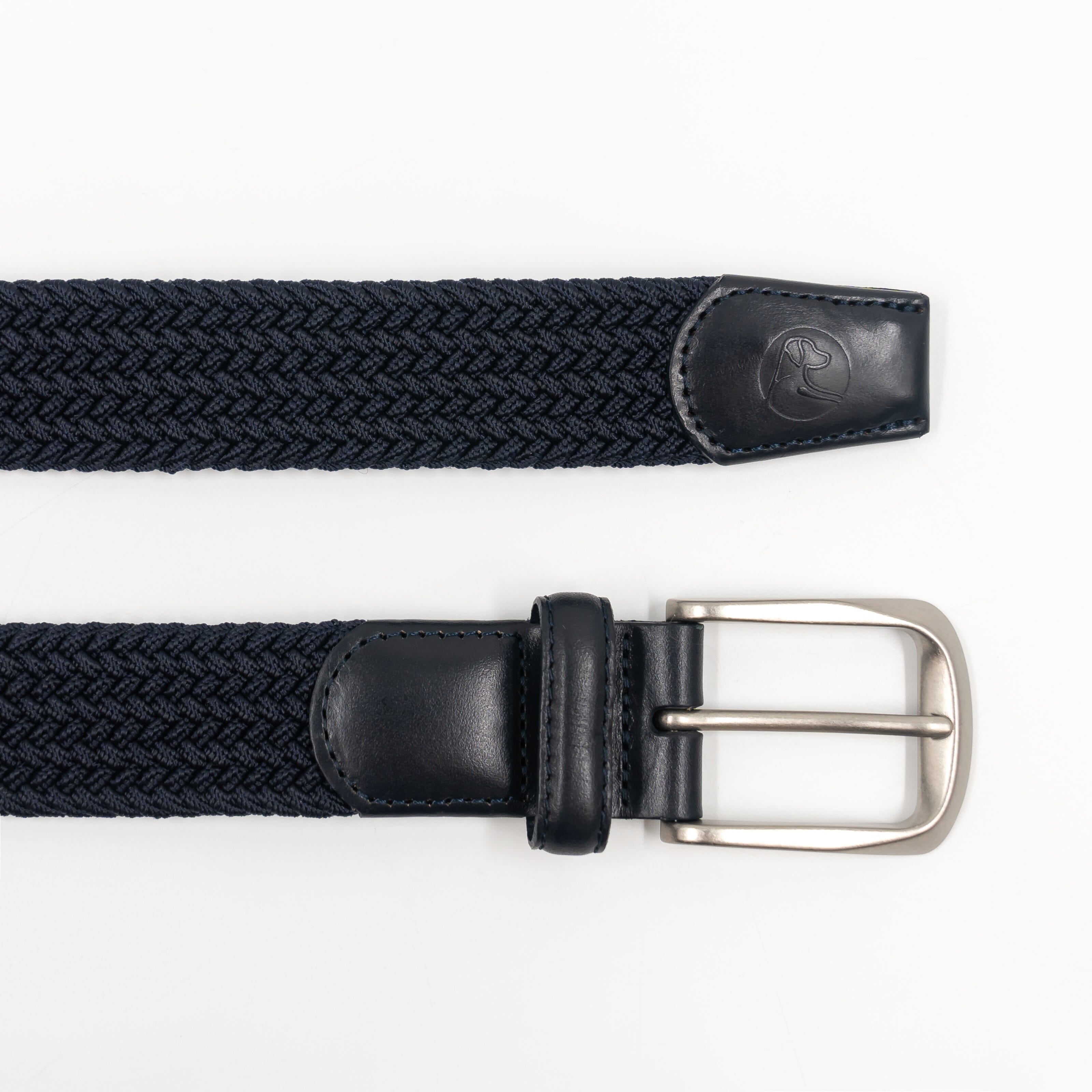 Alternative view of Flex Stretch Belt | Solid - Fleet Navy