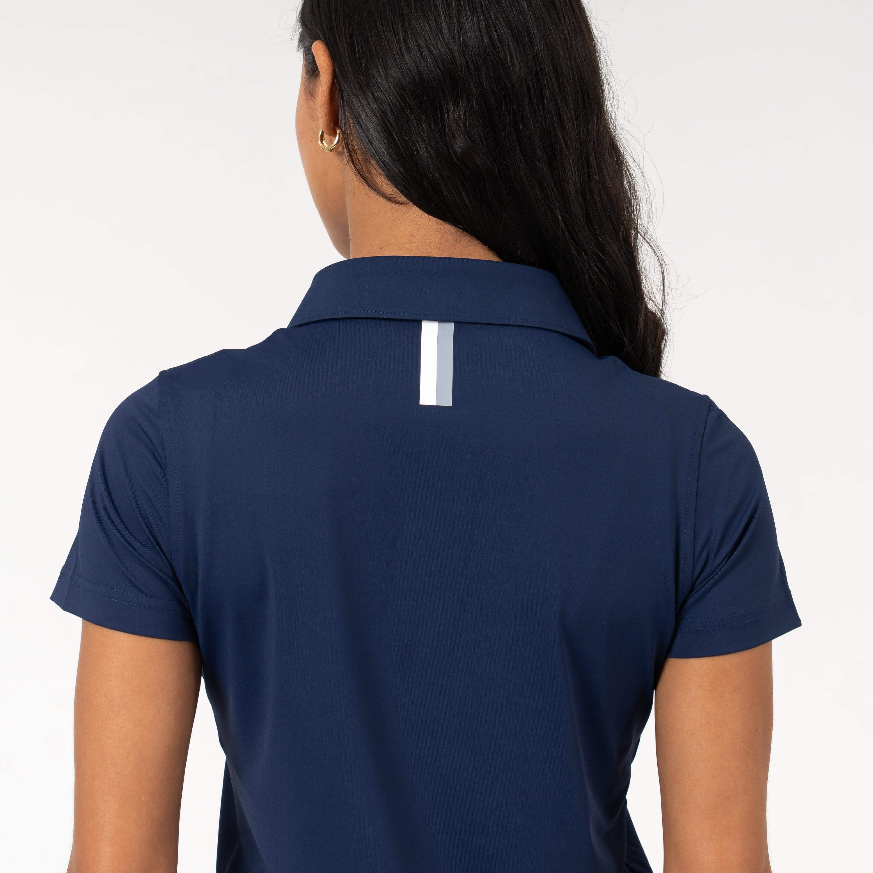 Alternative view of Solid Performance Polo | Solid - Fleet Navy
