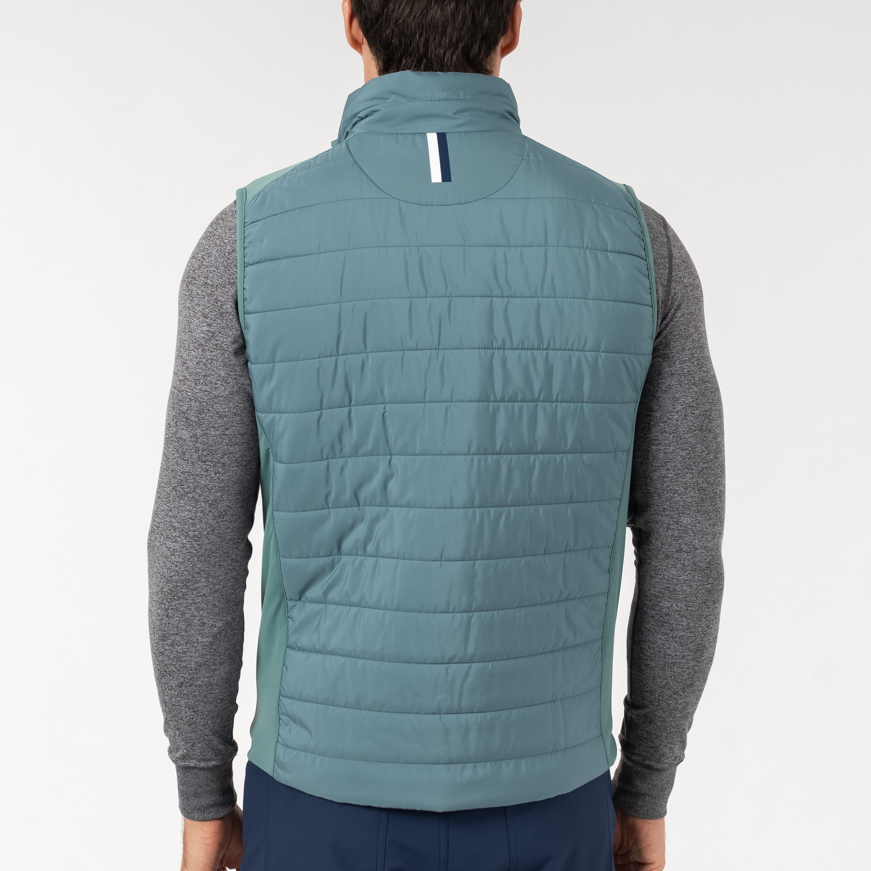 Alternative view of Fulton Performance Vest | Solid - Jungle Green