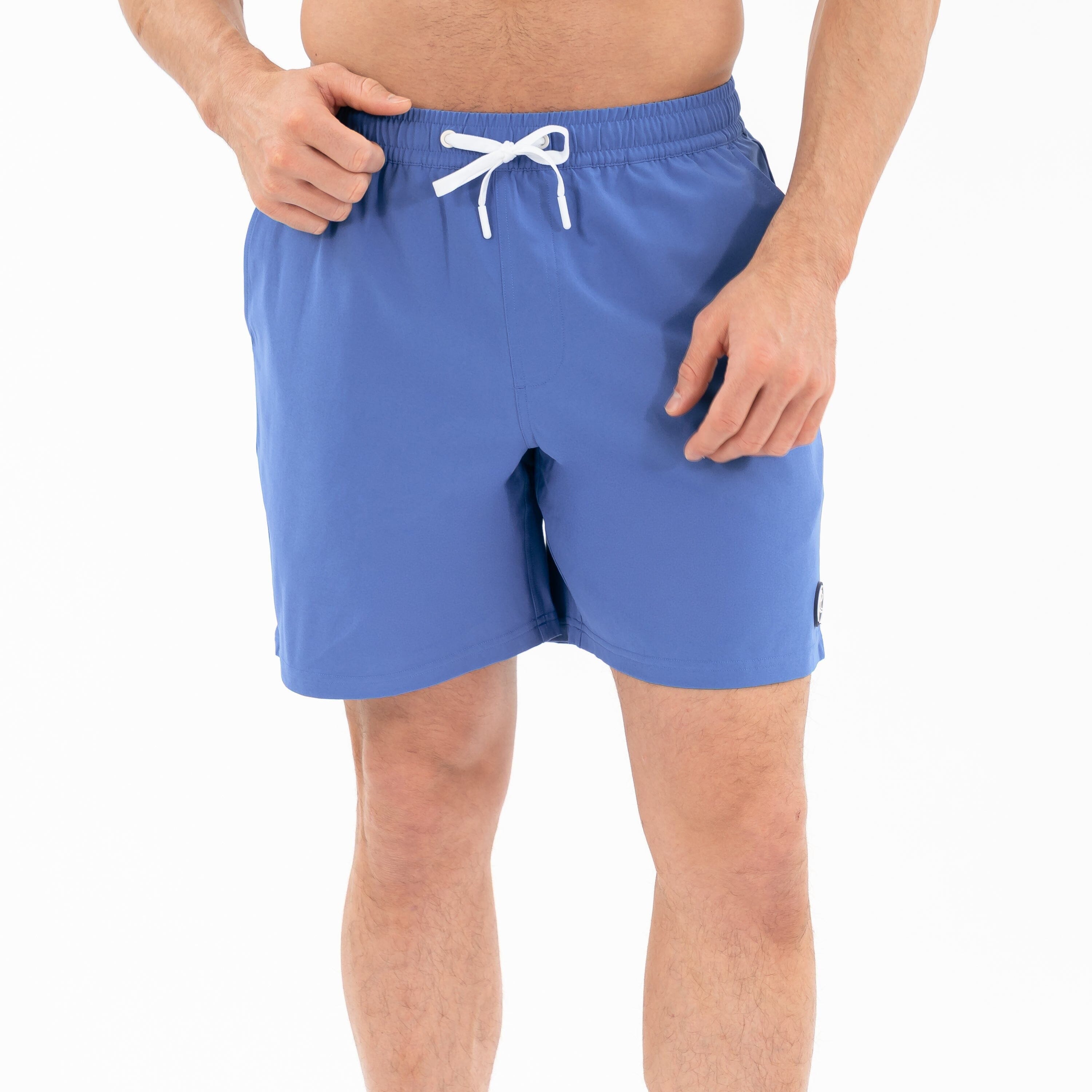 Medley Swim Trunk | Solid - Lavender Blue