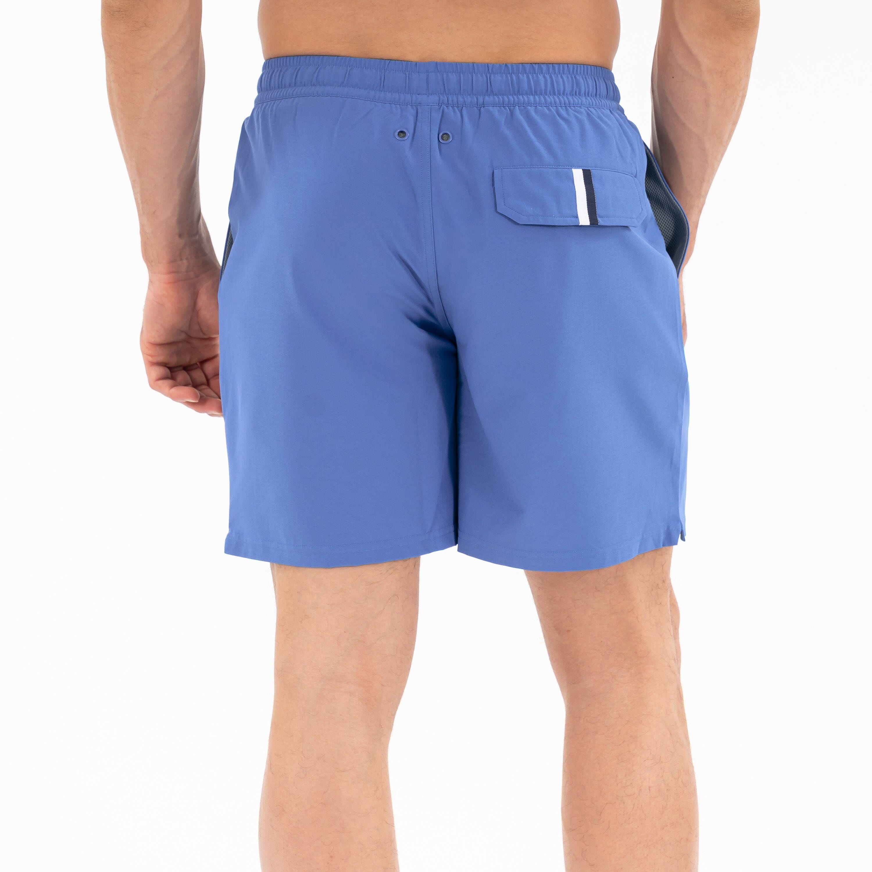Alternative view of Medley Swim Trunk | Solid - Lavender Blue