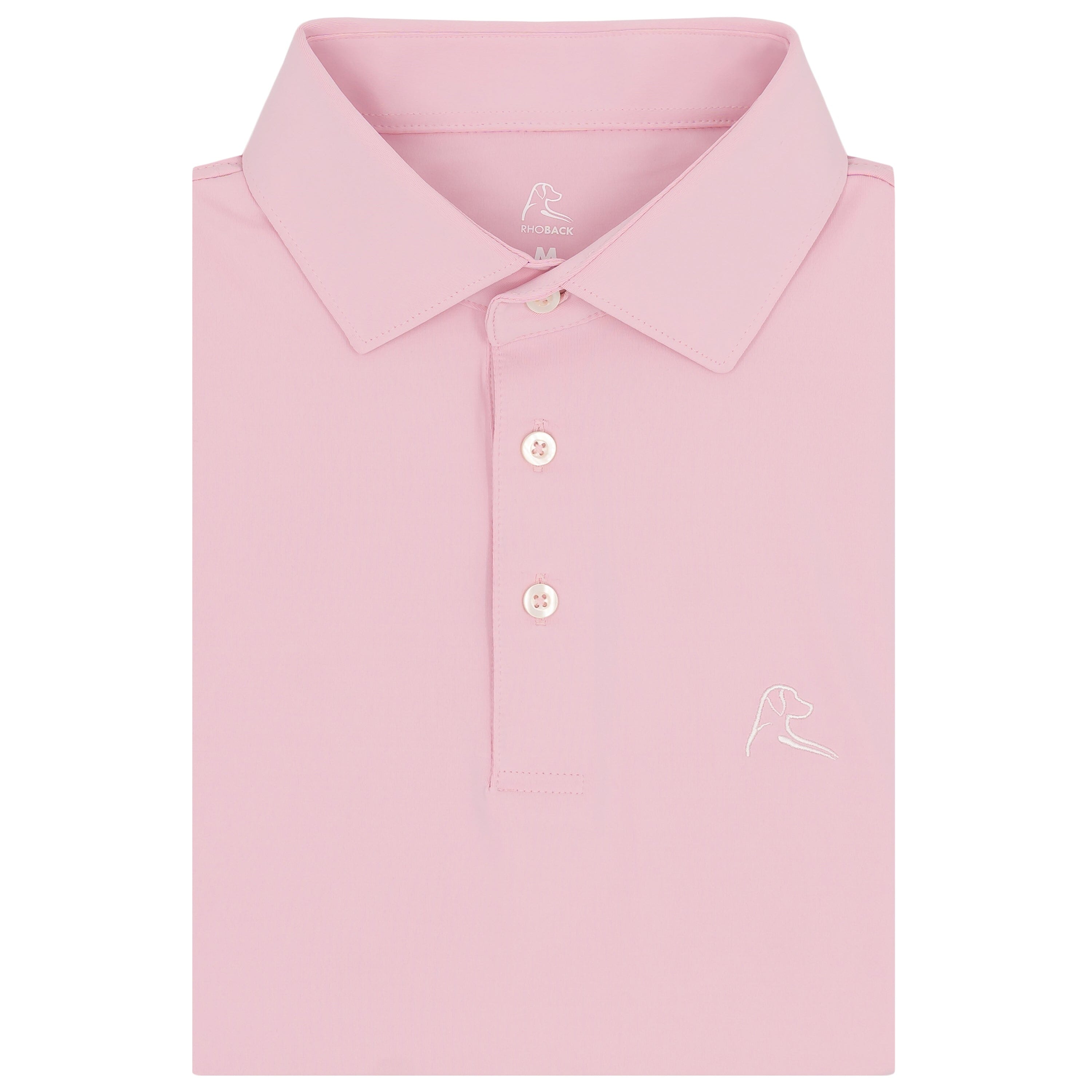 Solid | Performance Polo | Solid - Lotus Pink