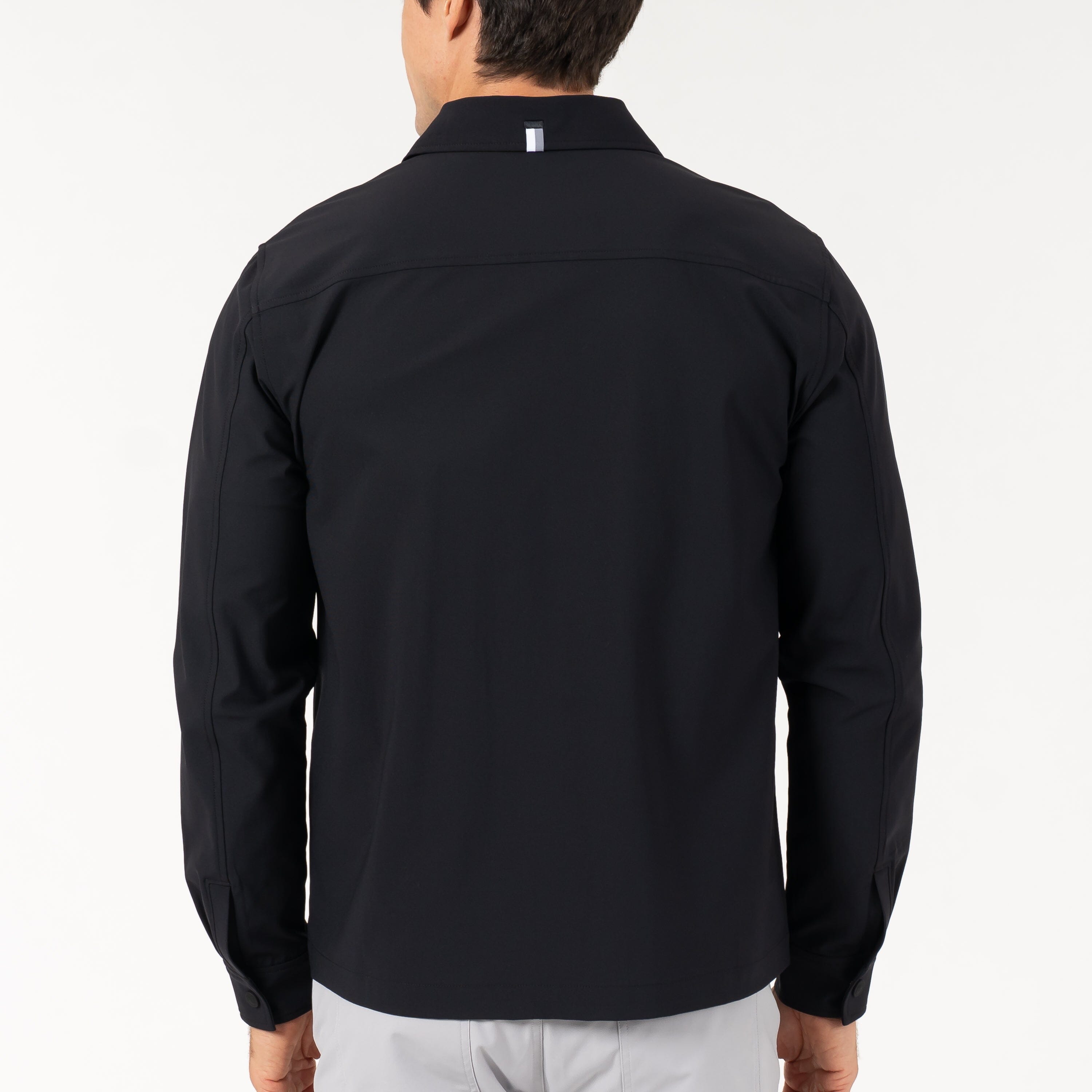 Alternative view of Delta Shirt Jacket | Solid - Midnight Black