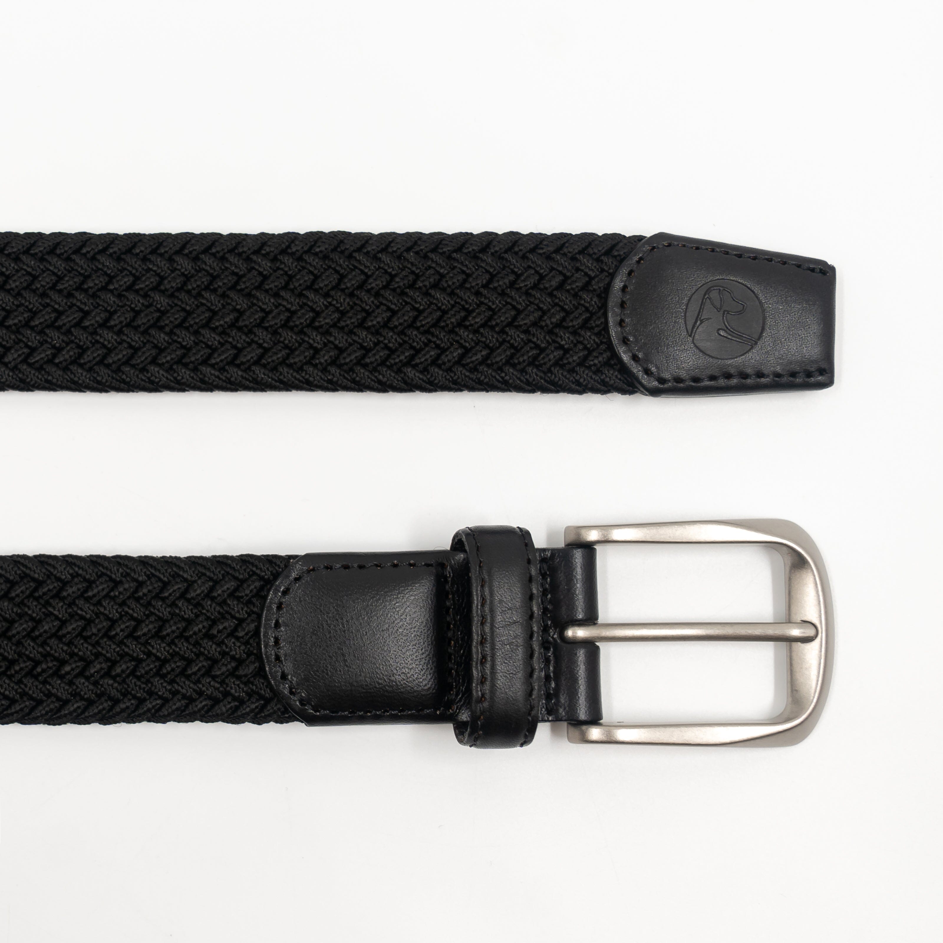 Alternative view of Flex Stretch Belt | Solid - Midnight Black