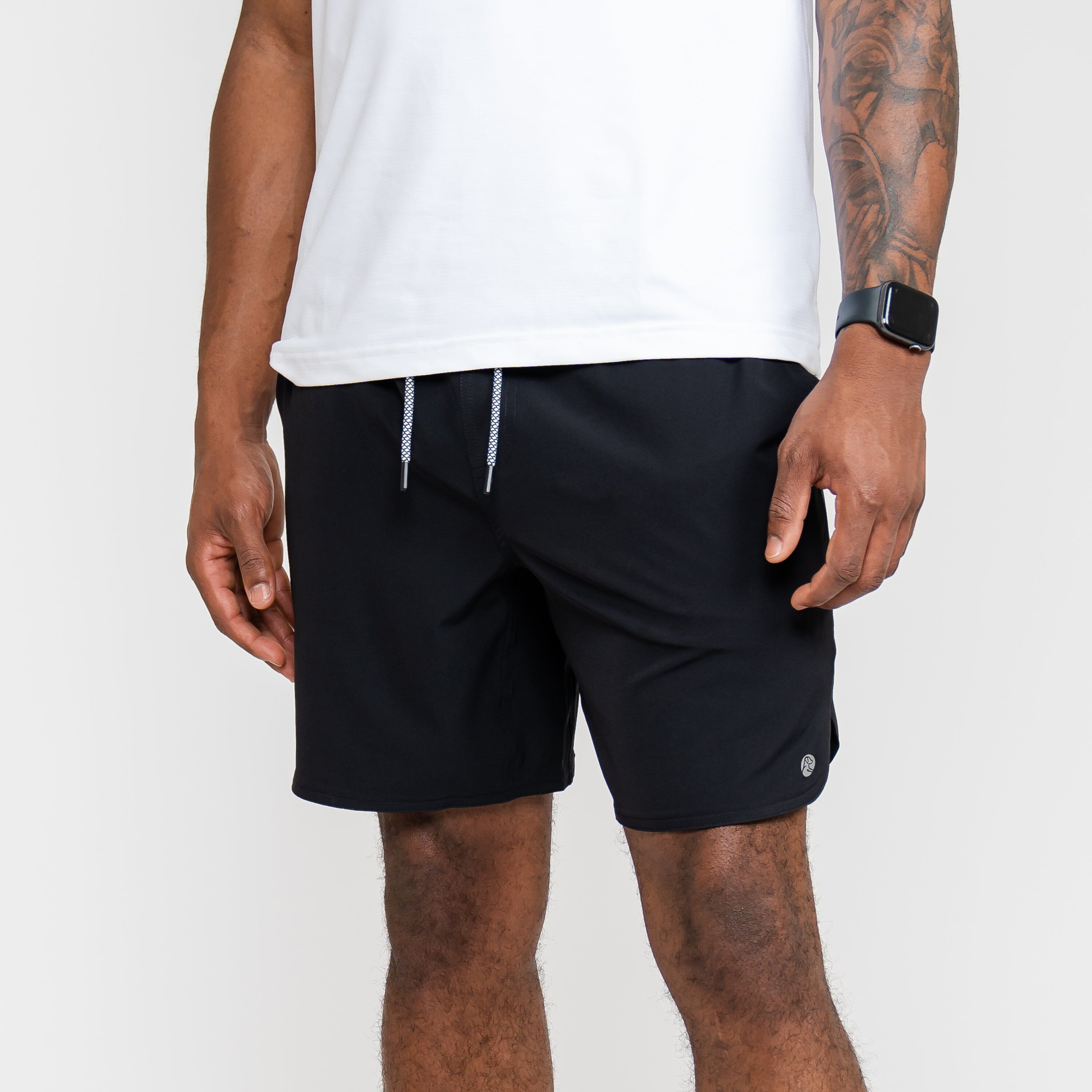 Alternative view of Grit Gym Short - 7" | Solid - Midnight Black