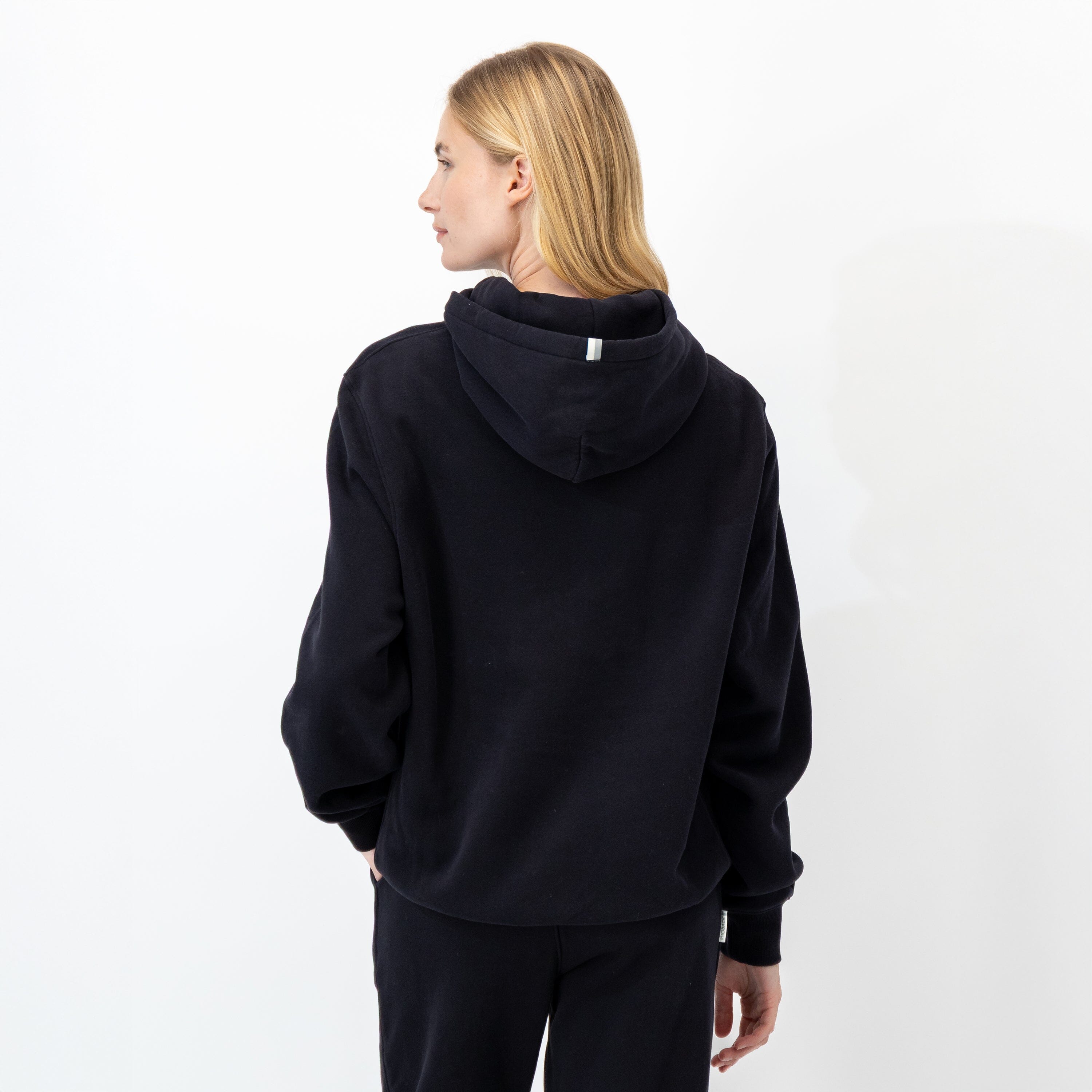 Alternative view of Ready Hoodie | Solid - Midnight Black (Women)