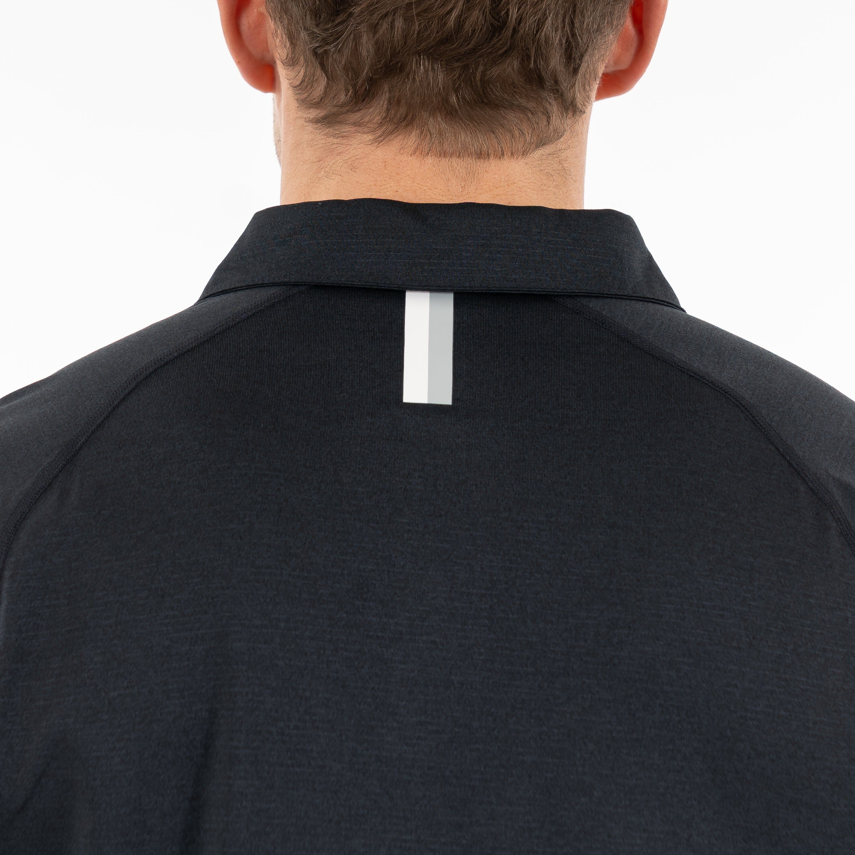 Alternative view of Blitz Tech Polo | Solid - Midnight Black
