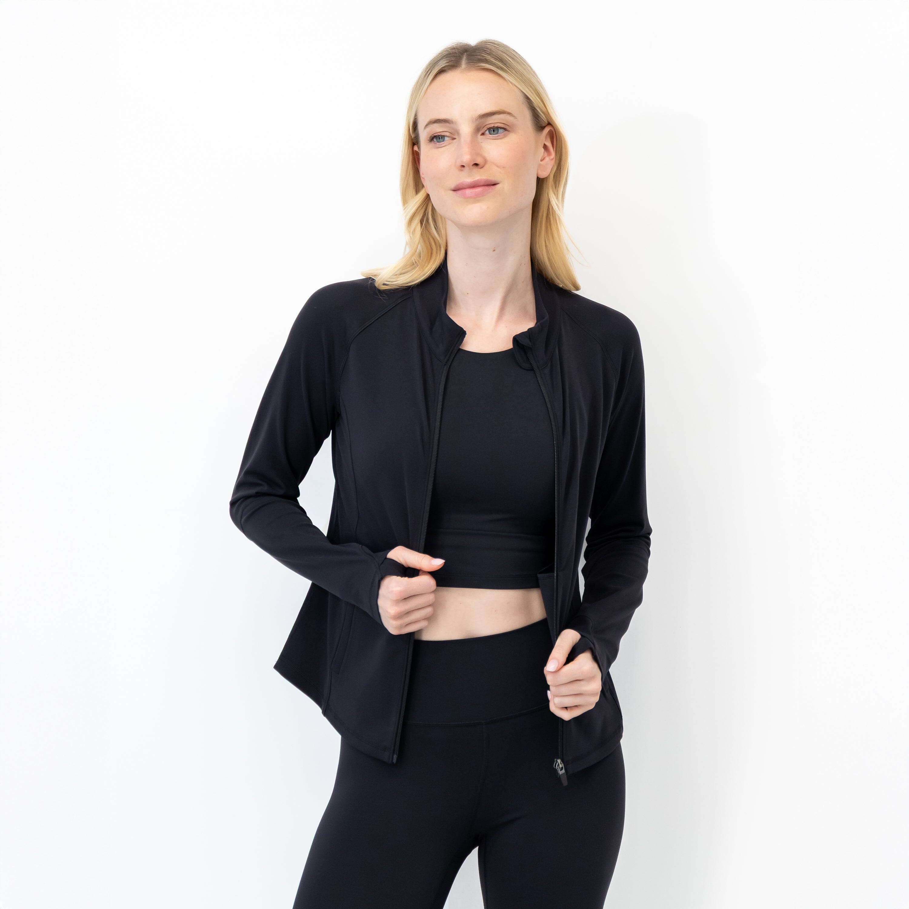 Alternative view of Vista Lightweight Jacket | Solid - Midnight Black