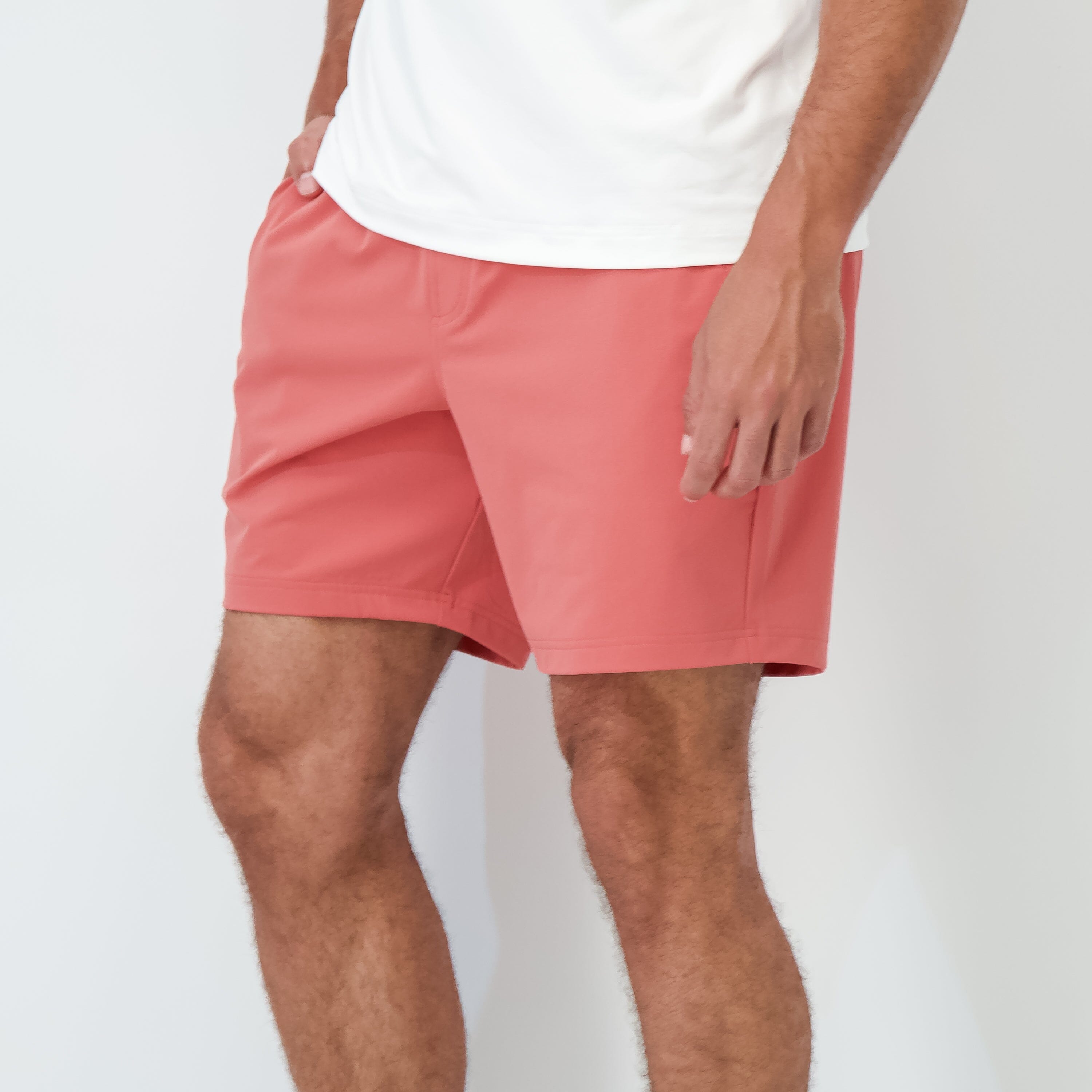 Alternative view of Everyday Short | Solid - Rouge Red