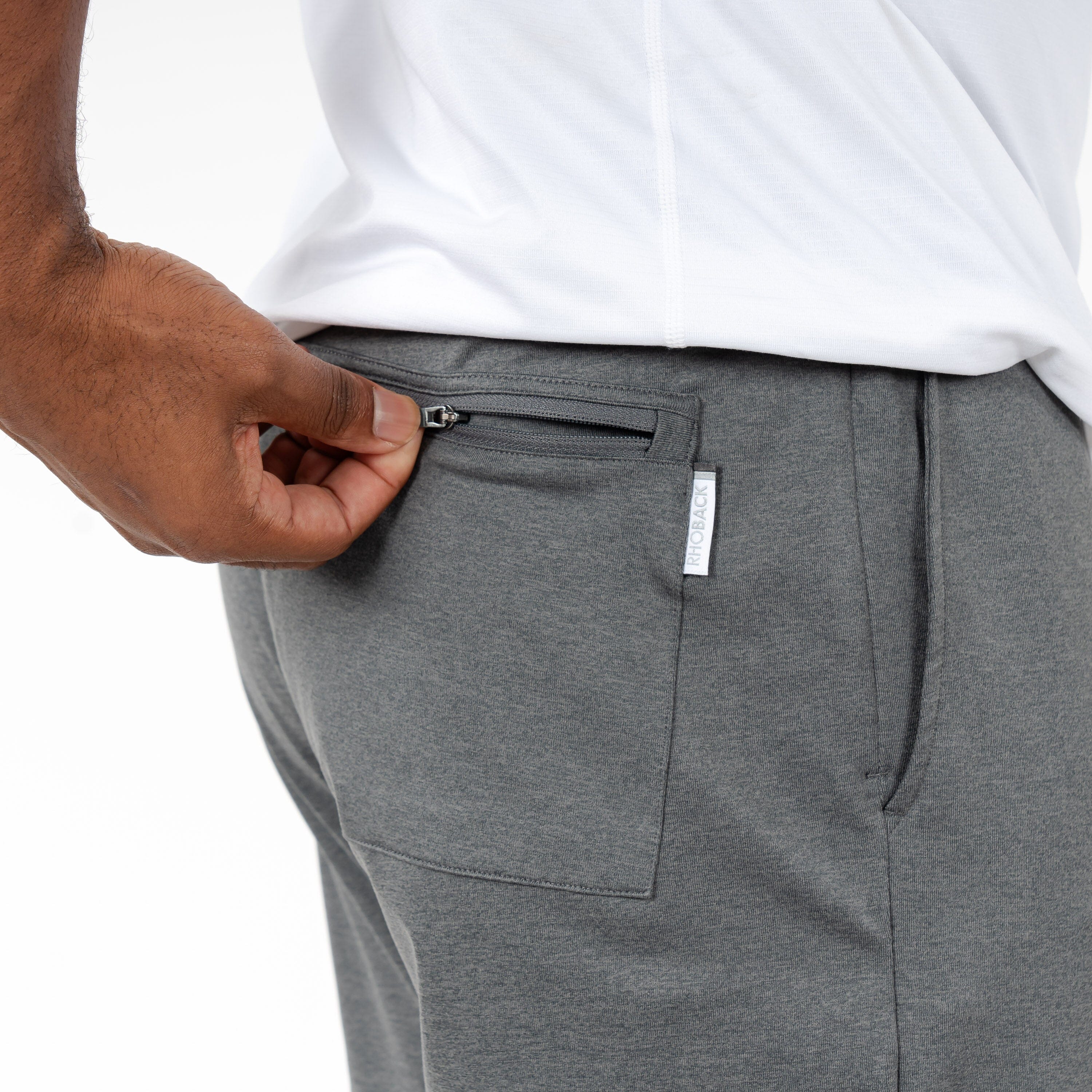 Alternative view of Sprint Performance Jogger | Heather - Charcoal Grey/Boulder Grey